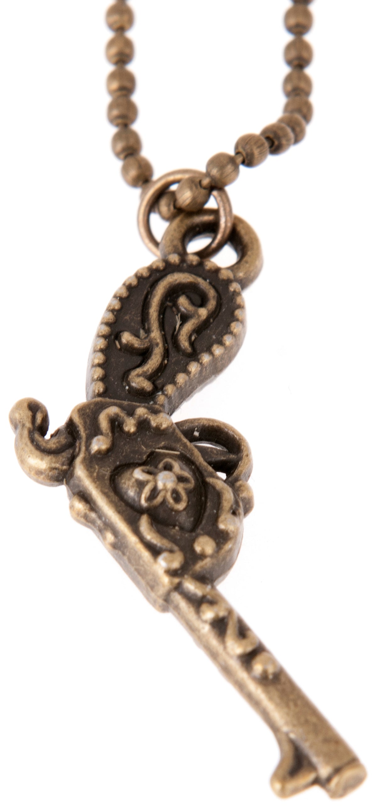 Killer_Kirsche_REVOLVER_Gun_Vintage_Kugel_HALSKETTE_Necklace-4