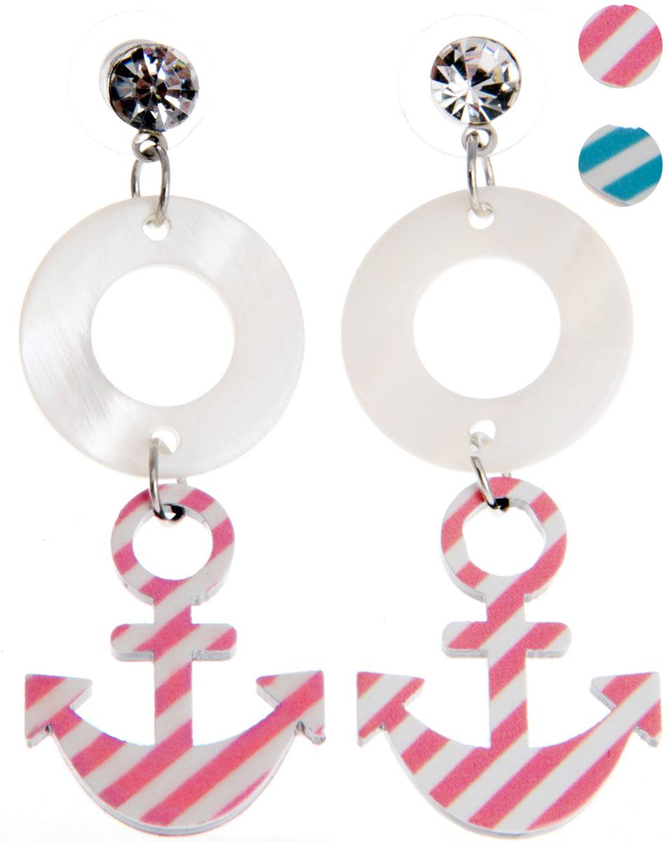 Killer_Kirsche_STRIPED_ANCHOR_Glitzerstein_Maritime_OHRSTECKER_Galierbild