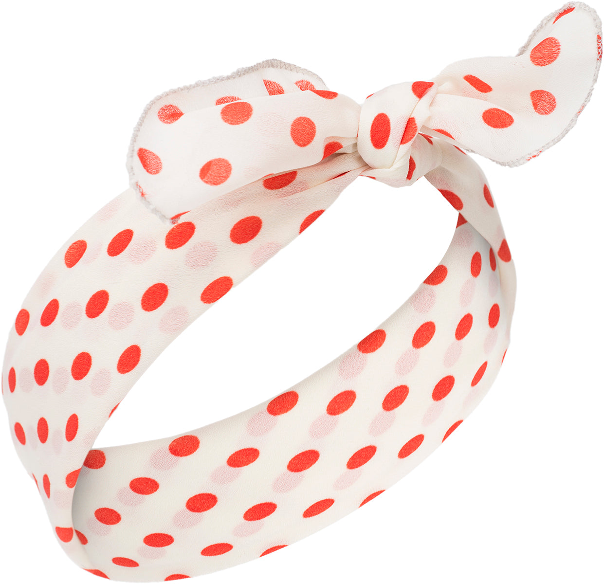 Killer_Kirsche_TAMINA_Punkte_POLKA_DOT_Chiffon_BANDANA_Haarband-2