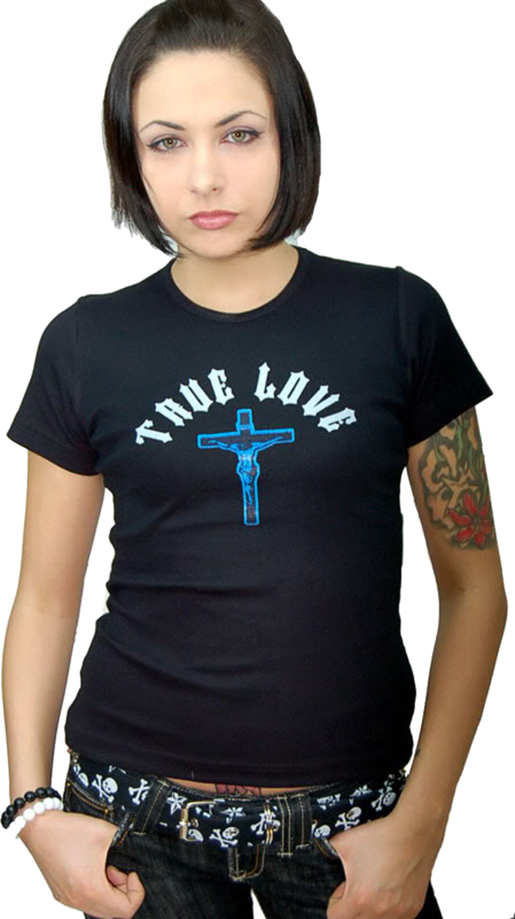 Killer_Kirsche_TRUE_LOVE_JESUS_Girlie_Kurzarm_T-_Shirt