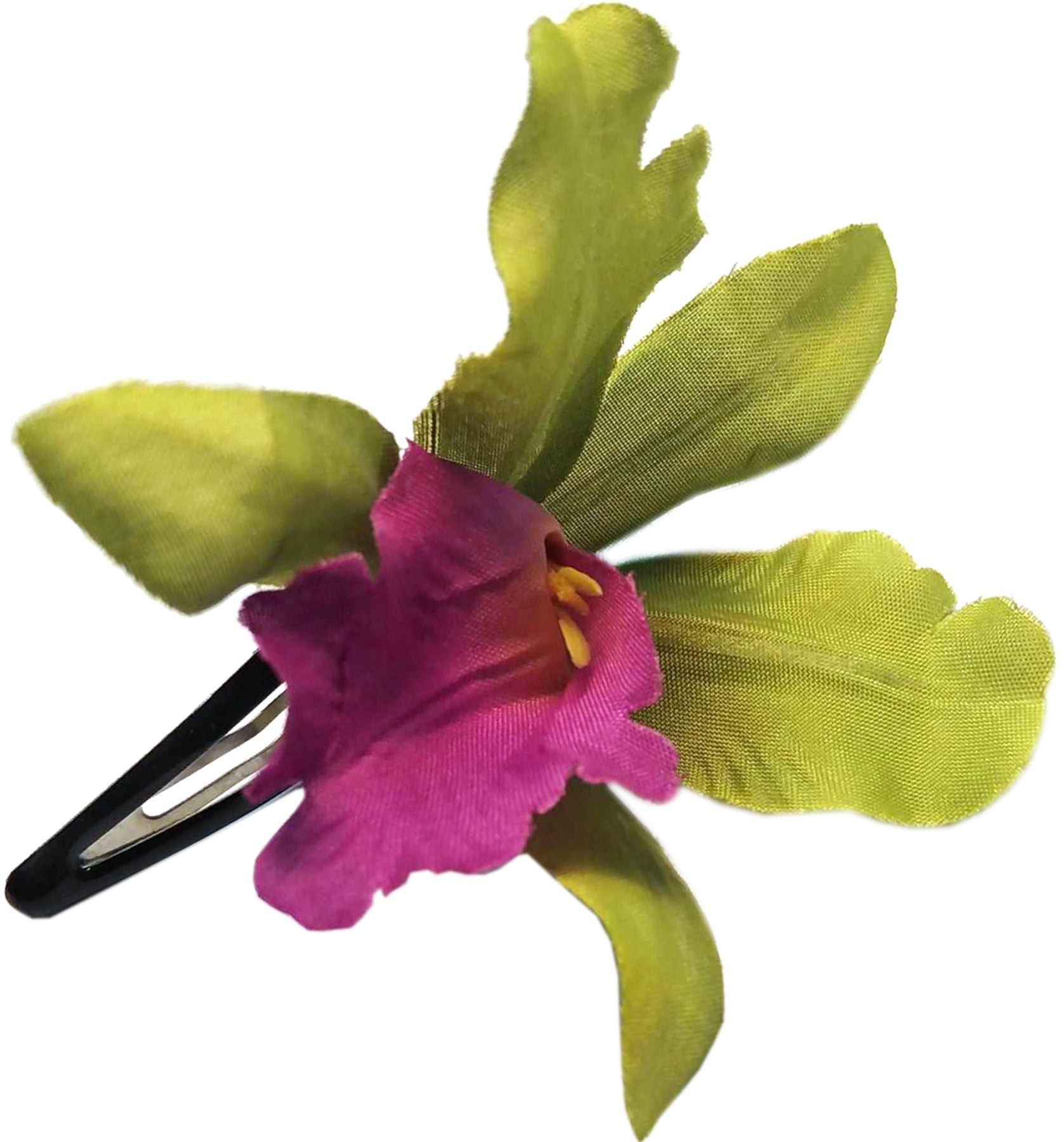 Killer_Kirsche_Vintage_50s_ORCHIDEEN_Blueten_Haarspange_-_Gruen_4
