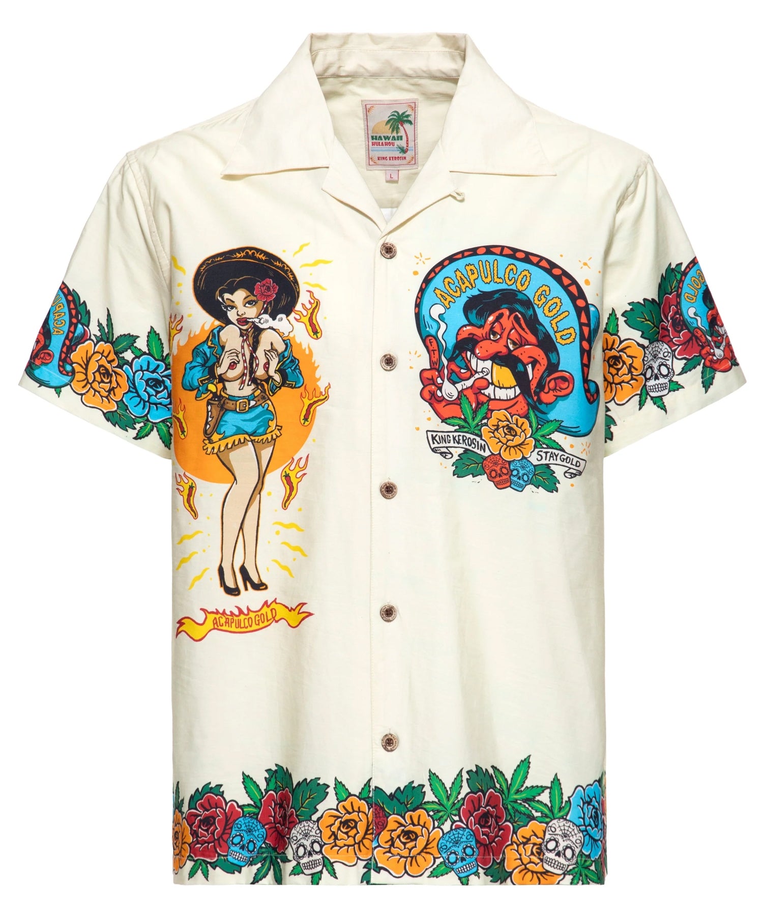 King_Kerosin_ACAPULCO_GOLD_Caramba_MEXIKO_Oldschool_Tattoo_50s_HAWAII_HEMD_Shirt-1