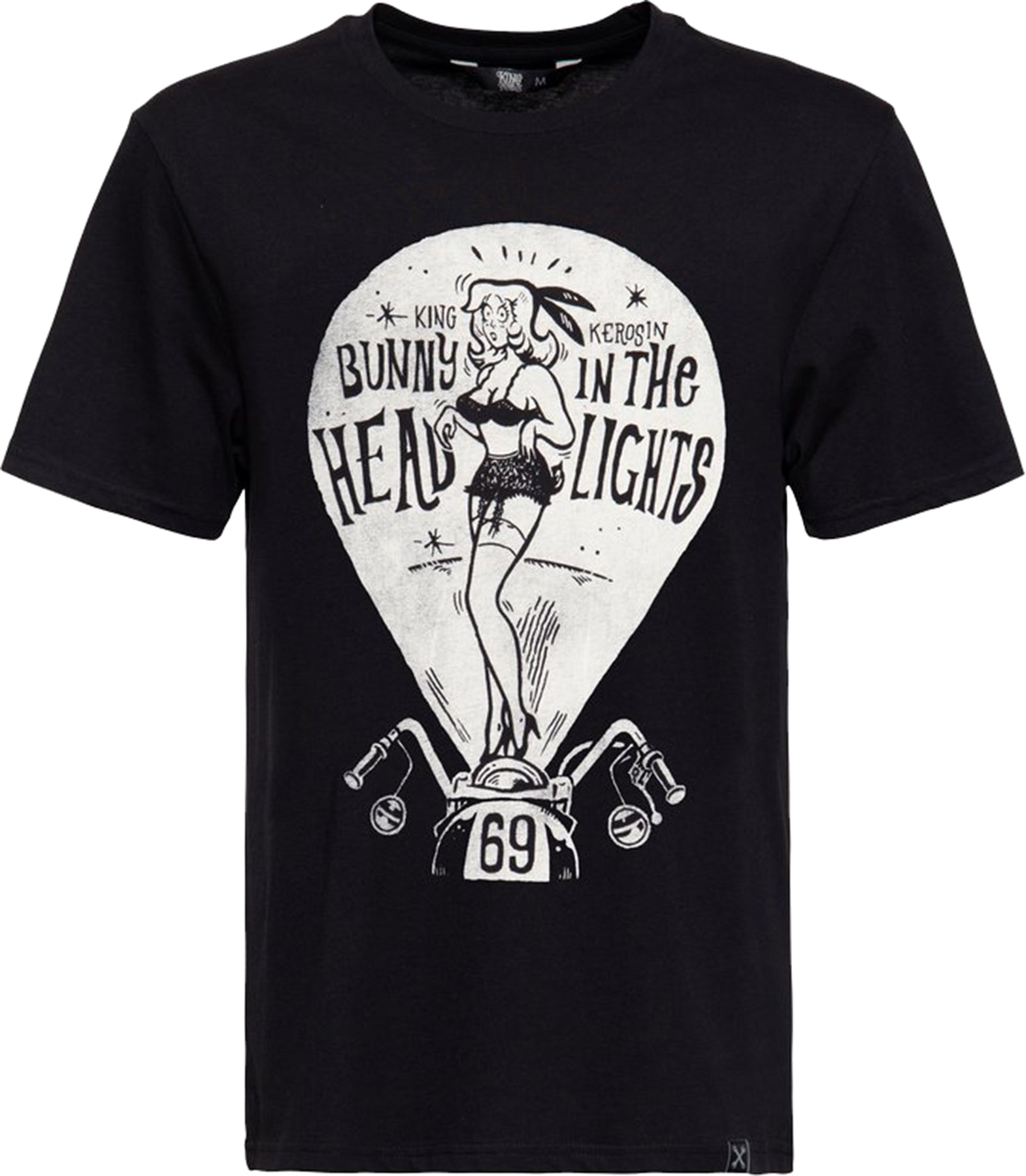 King_Kerosin_BUNNY_IN_THE_HEADLIGHTS_Pin_Up_Girl_Kurzarm_Men_T-SHIRT_Oberteil_Killer_Kirsche-1
