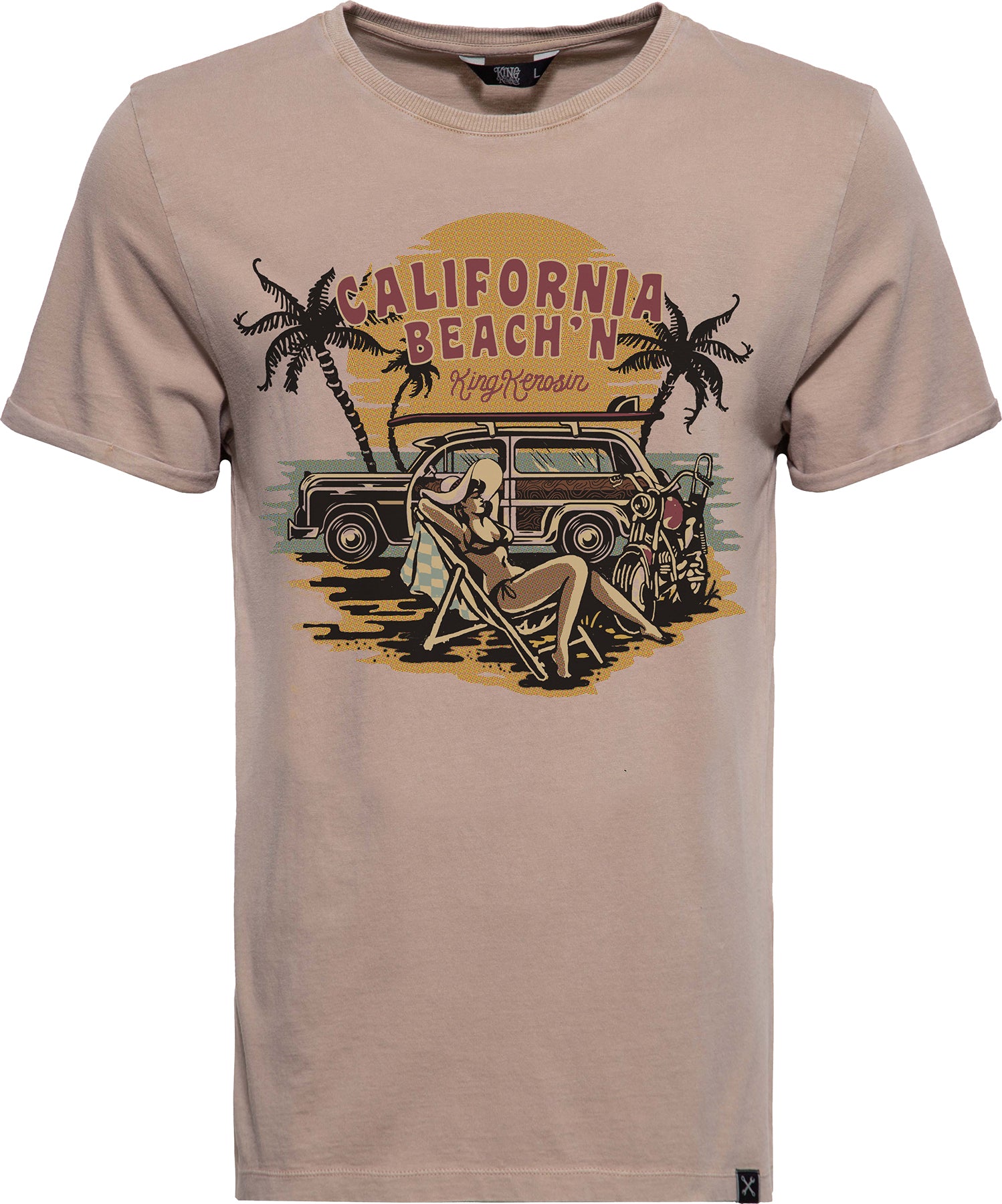 King_Kerosin_CALIFORNIA_BEACHIN_Retro_MOTIV_Tropical_Kurzarm_Men_T-SHIRT_Oberteil_Killer_Kirsche-1