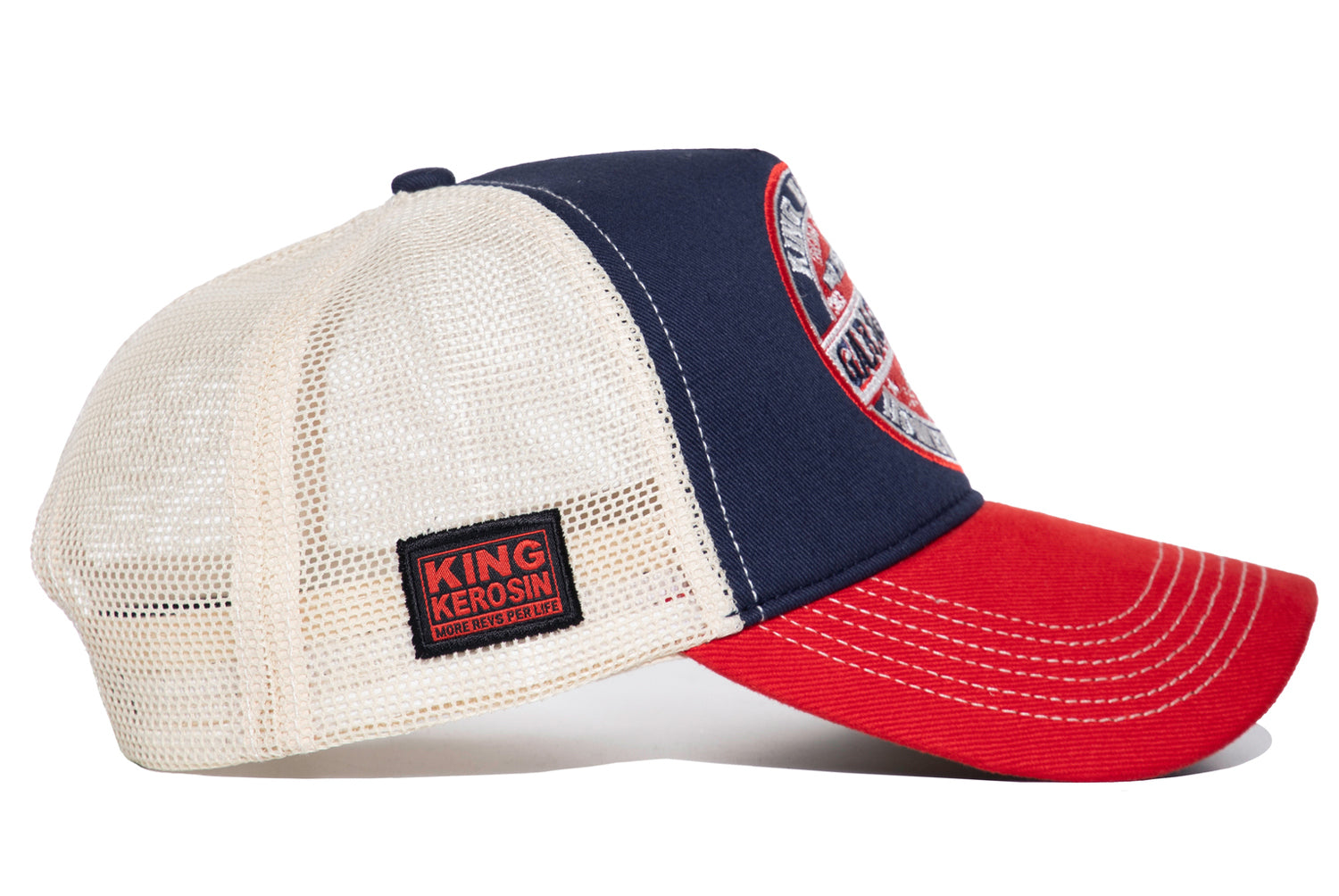 King_Kerosin_GARAGE_BUILT_Embroidery_Stick_MESH_Retro_Snapback_TRUCKER_CAP-3