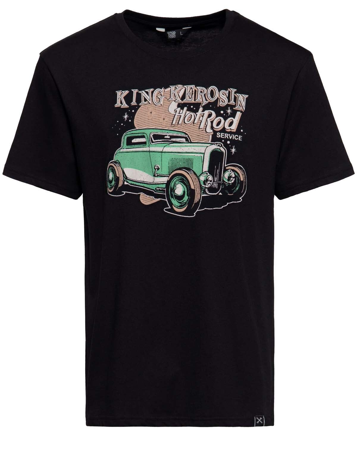 King_Kerosin_HOTROD_SERVICE_Artwork_50s_MOTIV_Kurzarm_Frontprint_T-SHIRT_Oberteil_Schwarz-1