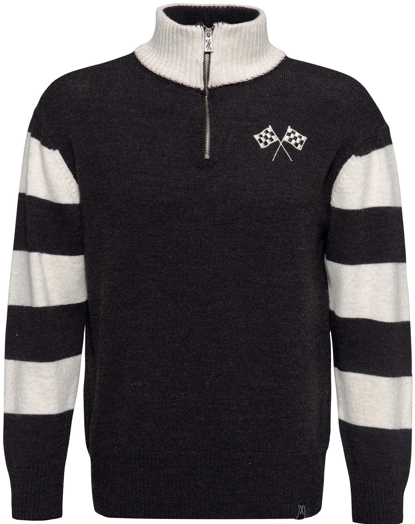 King_Kerosin_KK_MOTOR_CREW_Langarm_Retro_ZIP_Strick_Pullover_killer_kirsche_1