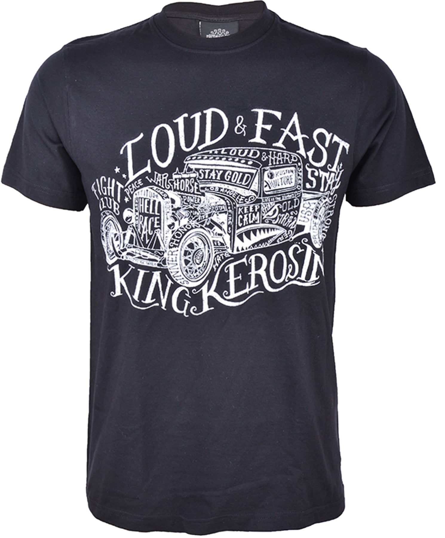 King_Kerosin_LOUD_and_FAST_Oldschool_Tattoo_MEN_T-Shirt_-_Schwarz_killer_kirscheDj4f6Vkoxxokp