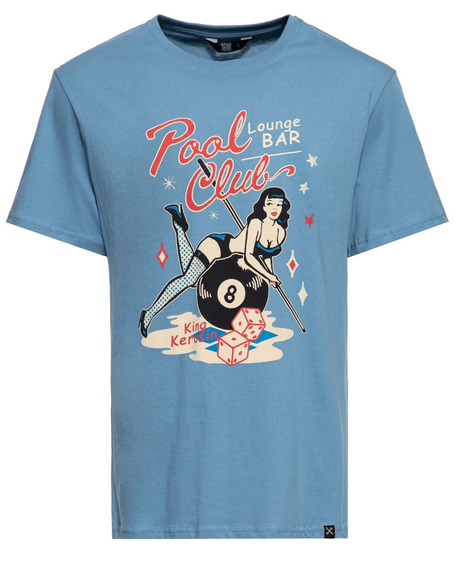 King_Kerosin_POOL_CLUB_Print_PinUp_Girl_Billard_Gambling_TSHIRT_Oberteil_Smoke_Blue-1