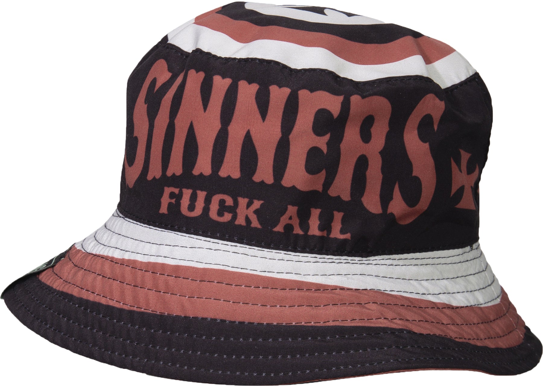 King_Kerosin_RED_BARON_Retro_Iron_Cross_Sinners_WENDBARER_BUCKET_HAT_Fischerhut_Killer_Kirsche-1