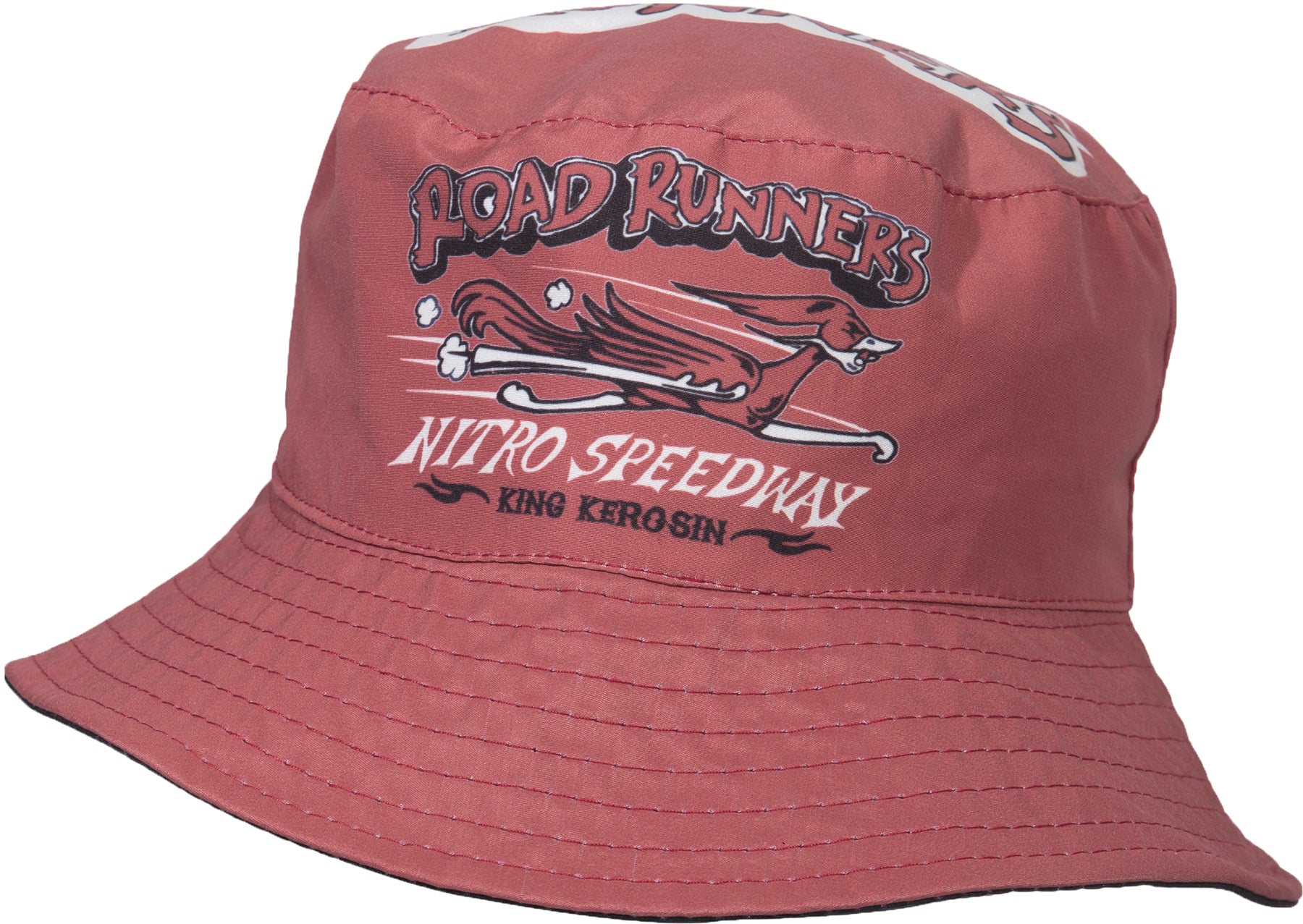 King_Kerosin_ROAD_RUNNERS_Retro_2_in_1_WENDBARER_BUCKET_HAT_Fischerhut_Killer_Kirsche-1