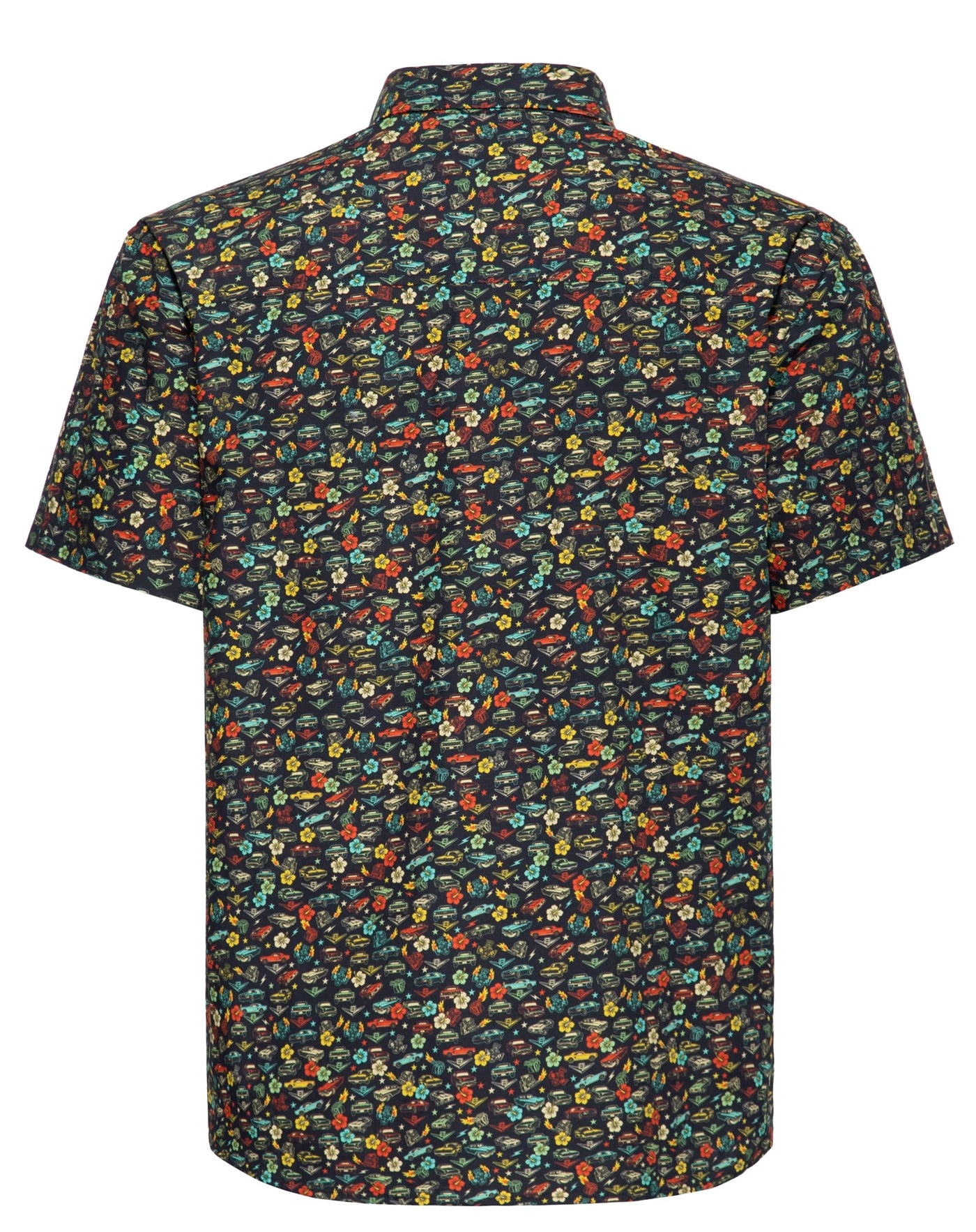 King_Kerosin_V8_Oldtimer_Muscle_Cars_allover_Retro_50s_Vintage_Business_HEMD_Shirt-2