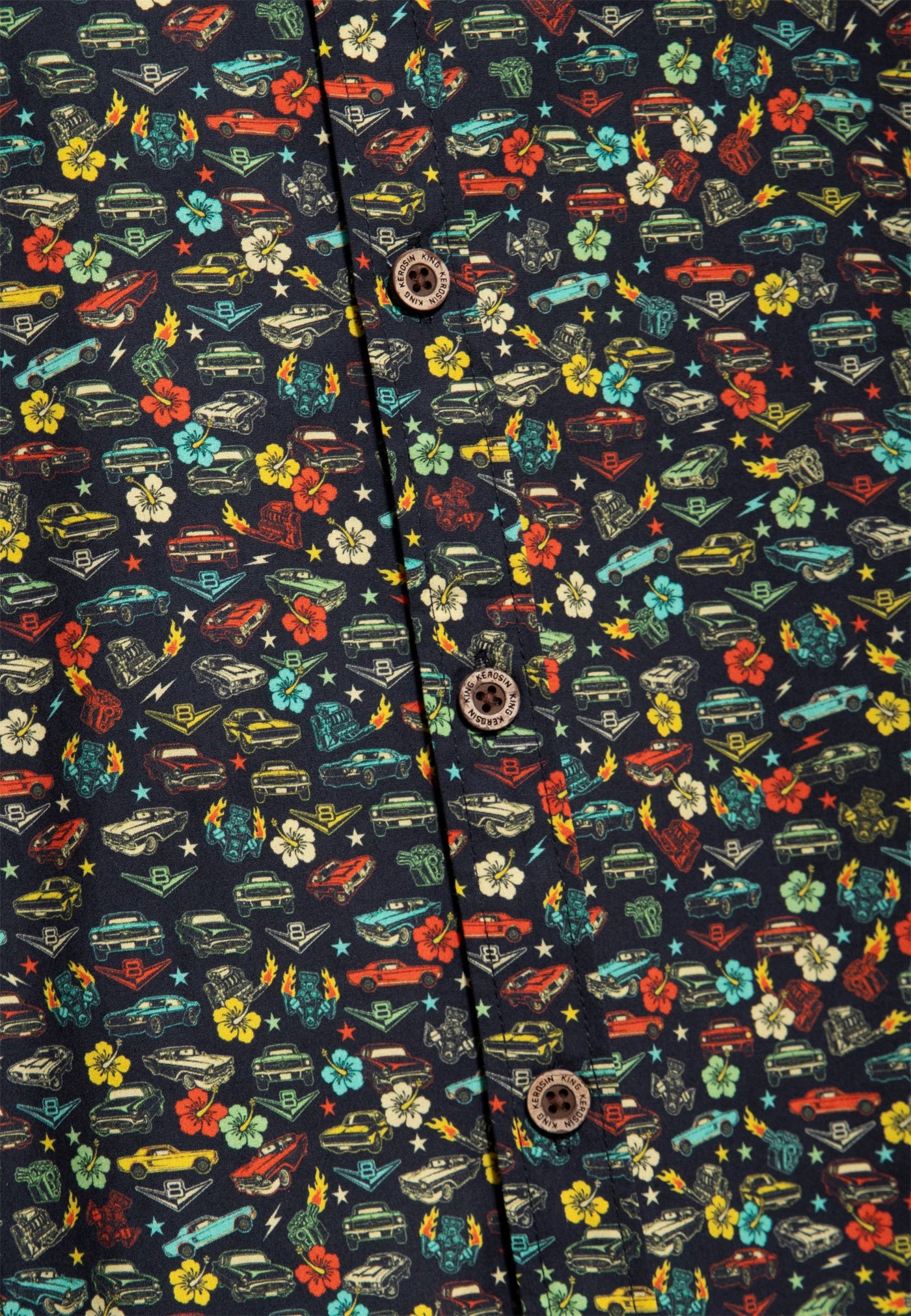 King_Kerosin_V8_Oldtimer_Muscle_Cars_allover_Retro_50s_Vintage_Business_HEMD_Shirt-4