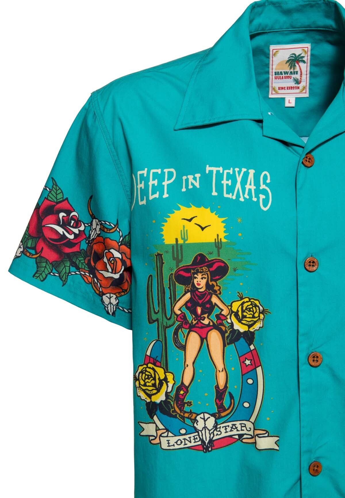 King_Kerosin_WILD_WILD_WEST_TEXAS_Oldschool_Retro_50s_HAWAII_HEMD_Shirt_Trkis-3