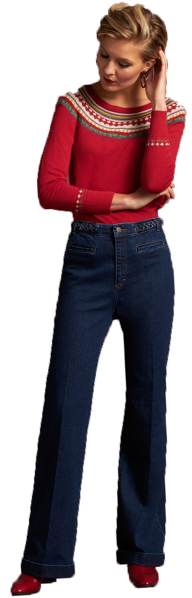 King_Louie_ALPINE_Vintage_FAIR_ISLE_Feinstrick_PULLOVER_Oberteil_Rot-2