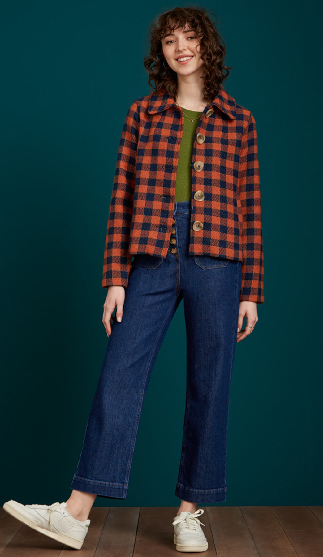 King_Louie_ANAIS_WOODLAND_CHECK_Vintage_KARO_Kragen_Coat_JACKET_Jacke_iller_kirse_3wTdzFZErQoXt1