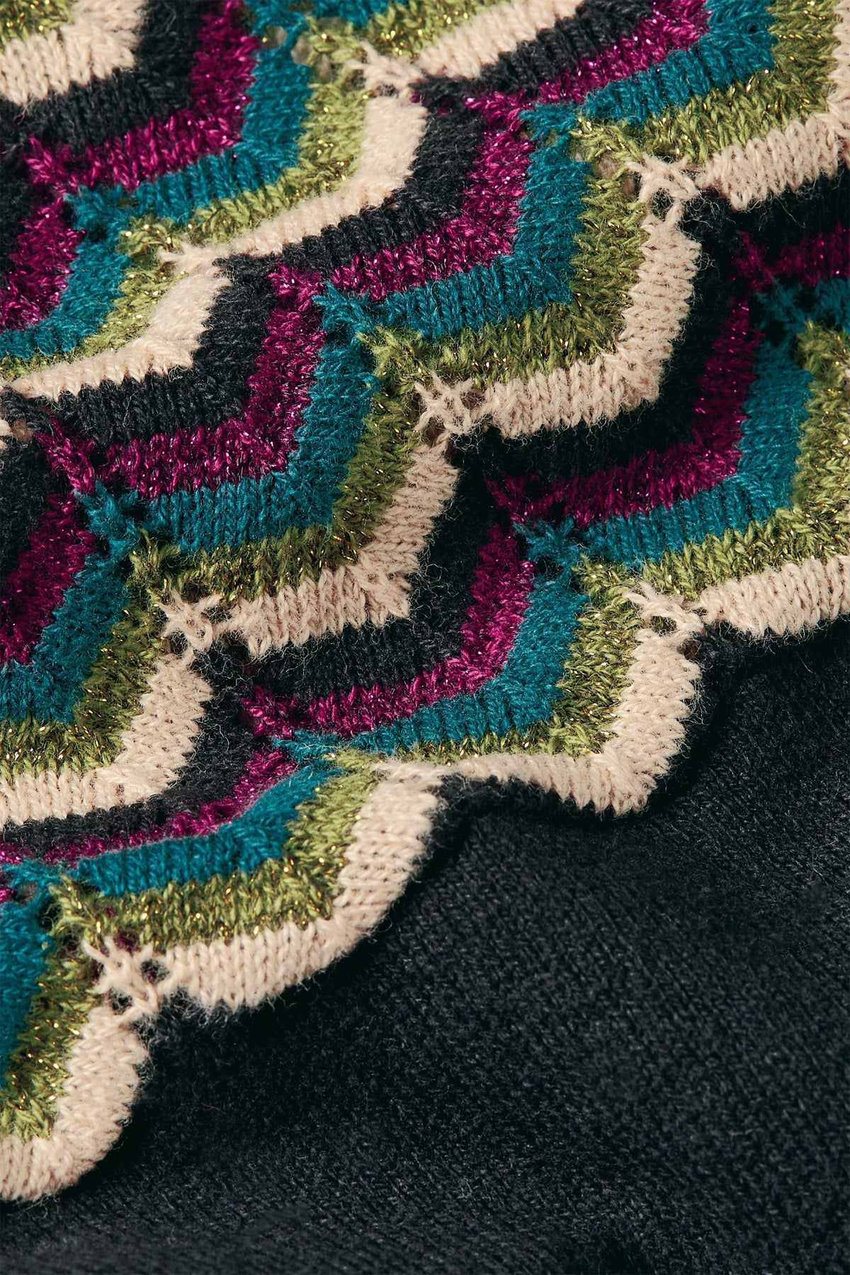 King_Louie_ANDIE_WOOGIE_Retro_Streifen_Glitzer_Langarm_Vintage_STRICKSHIRT_Pullover__Schwarz-4
