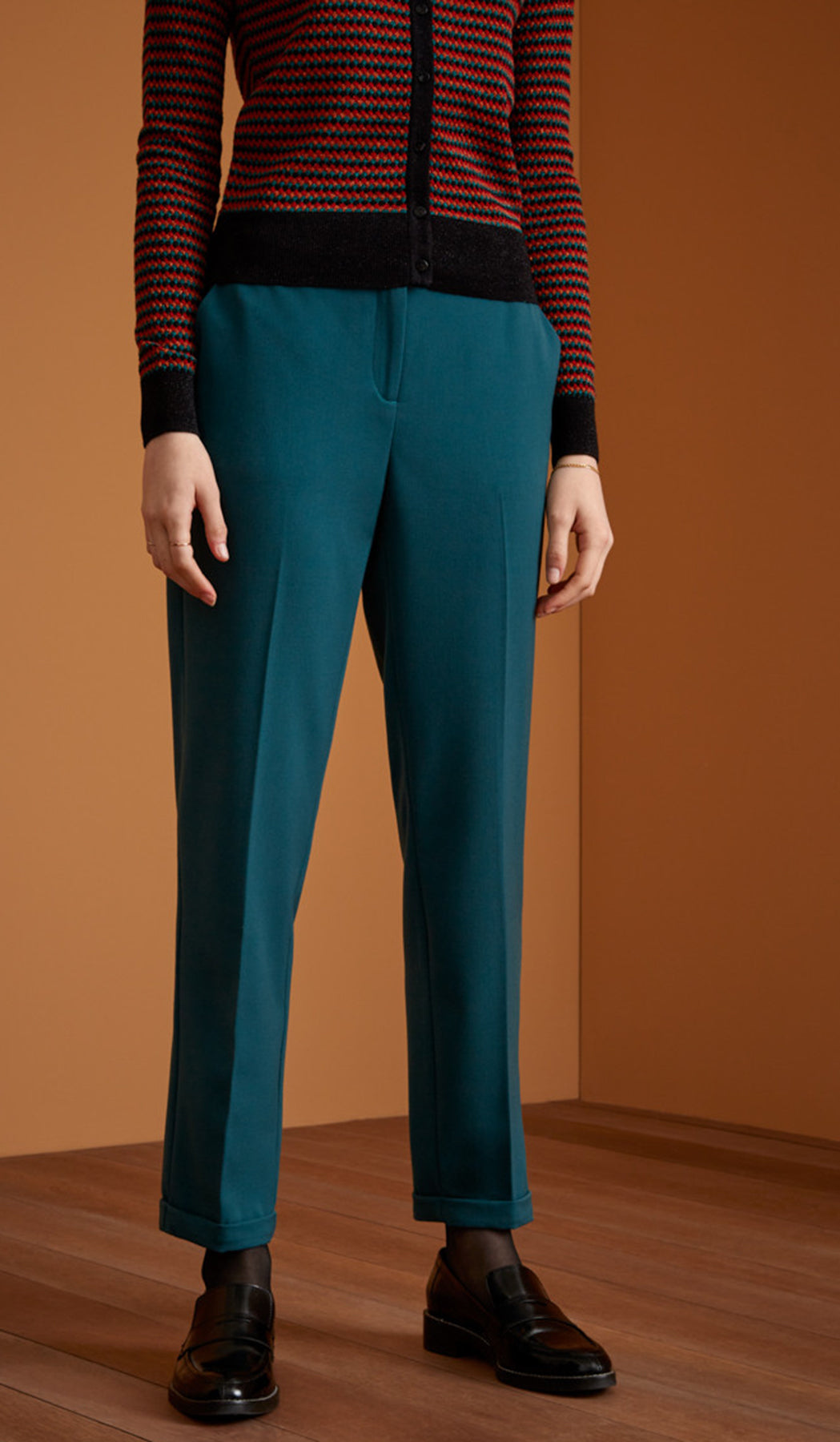 King_Louie_ANN_BROADWAY_Vintage_Regular_Waist_TWILL_HOSE_Trousers_Petrol_killer_kirsche_4
