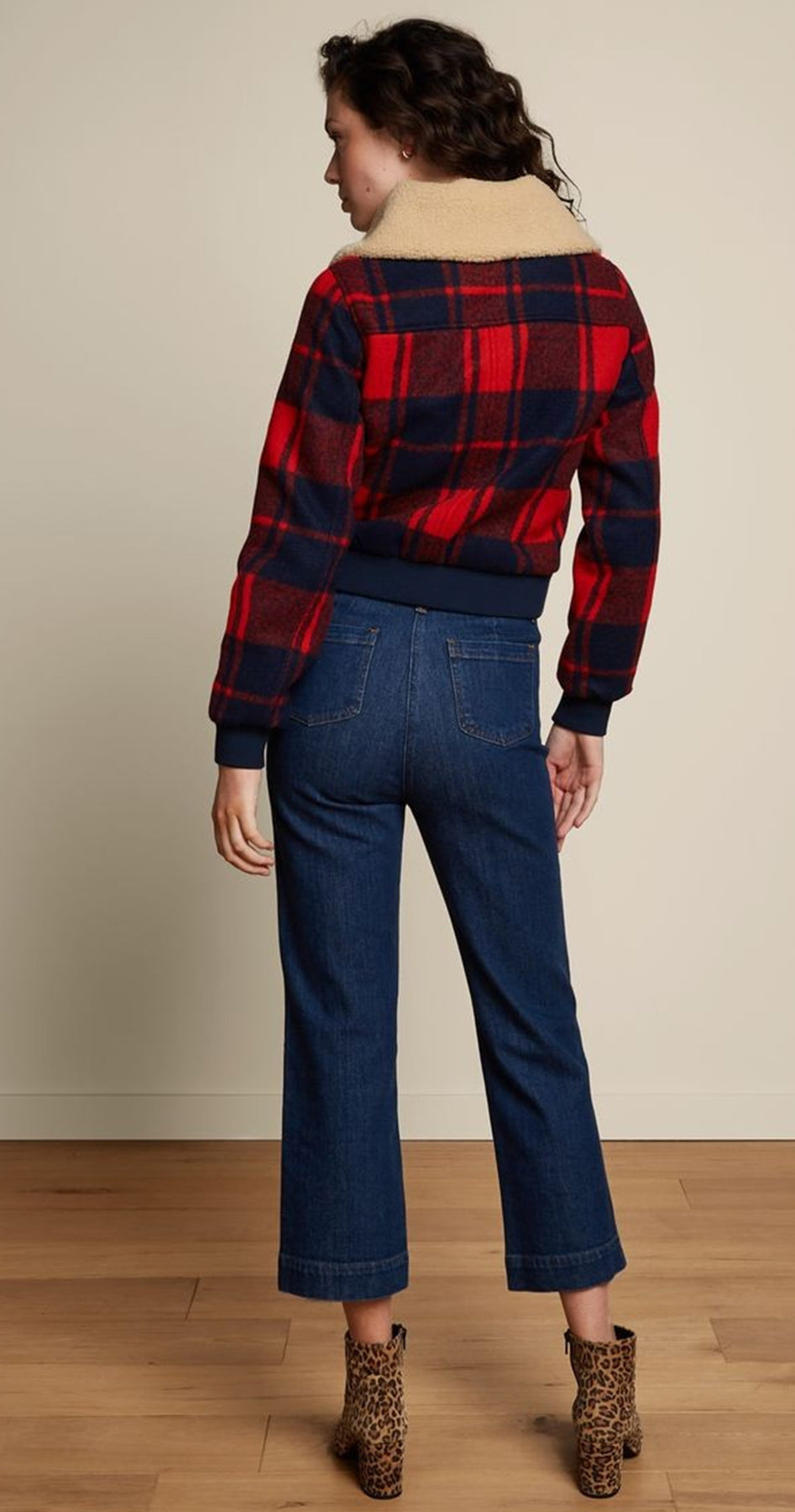 King_Louie_ARIZONA_RIVERA_Vintage_TARTAN_Check_KRAGEN_Teddy-Kragenl_Coat_JACKET_Jacke_killer_kirsche_3