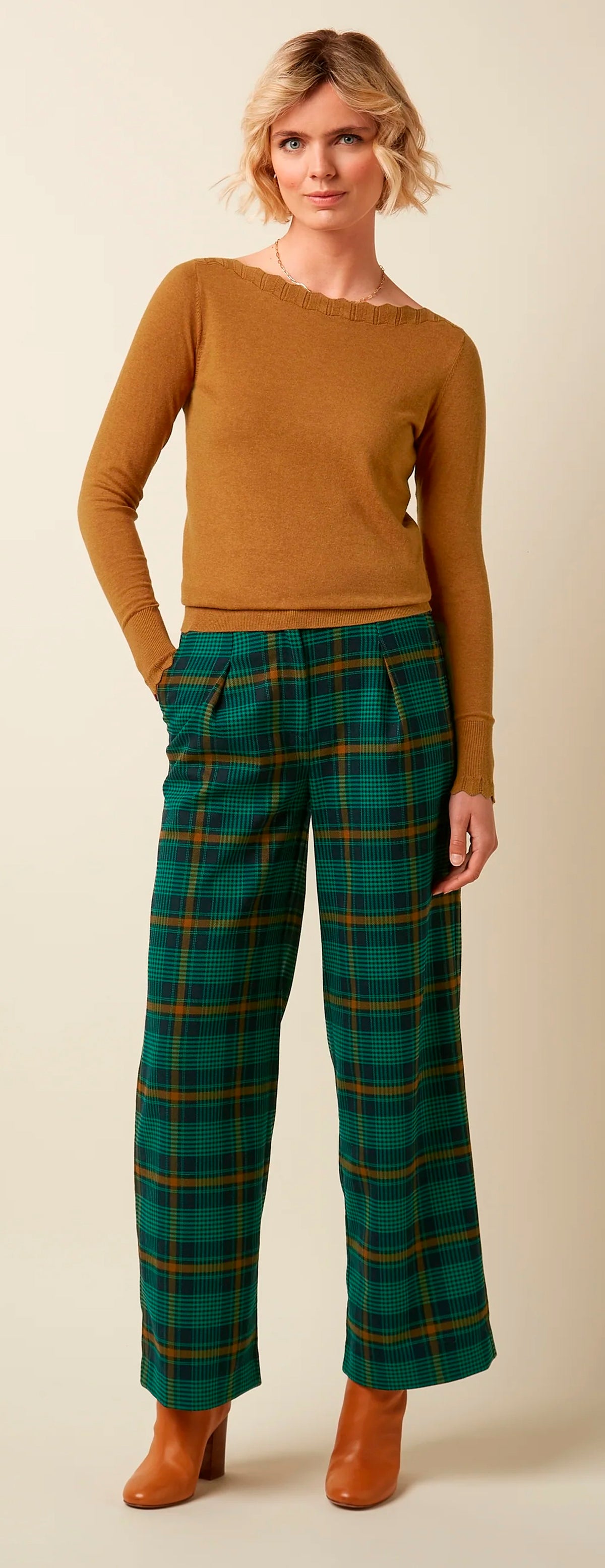 King_Louie_AUDREY_COCOON_Vintage_U-Boot_Classic_PULLOVER_Jumper_-_Maple_Orange-2