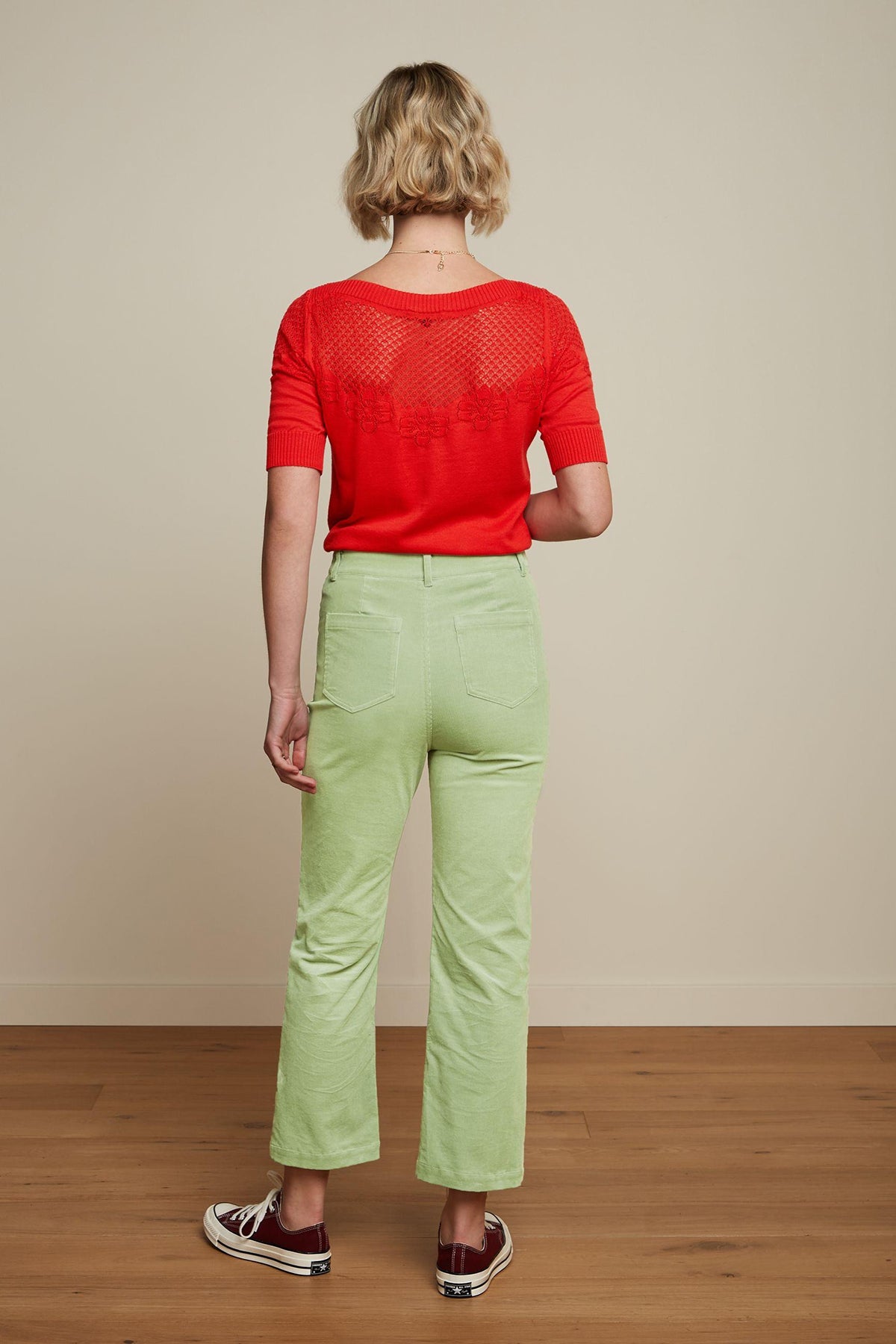 King_Louie_AUDREY_KNIT_BONET_Vintage_Lochmuster_Kurzarm_STRICK_SHIRT_Oberteil_-_Rot_killer_kirsche_37fHUmlufmXDW0