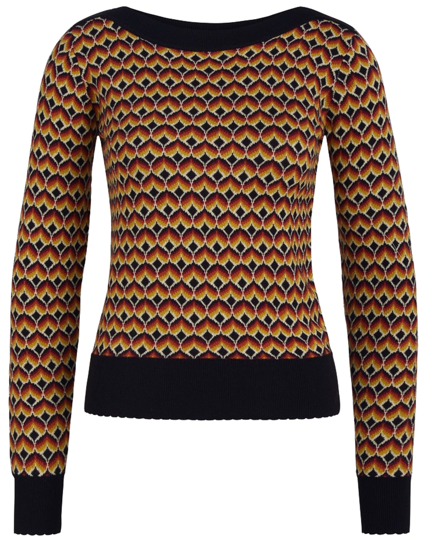 King_Louie_AUDREY_LOLLOPOP_Vintage_U-BOOT_Langarm__JACQUARD_PULLOVER_Oberteil_killer_kirsche_0