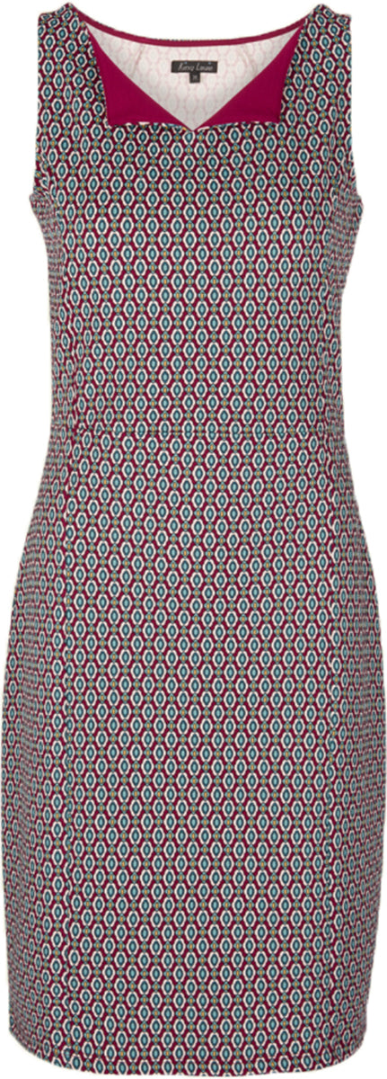 King_Louie_AUDREY_Vintage_50s_V-Neck_ASCOT_Retro_PENCIL_Dress_KLEID-1