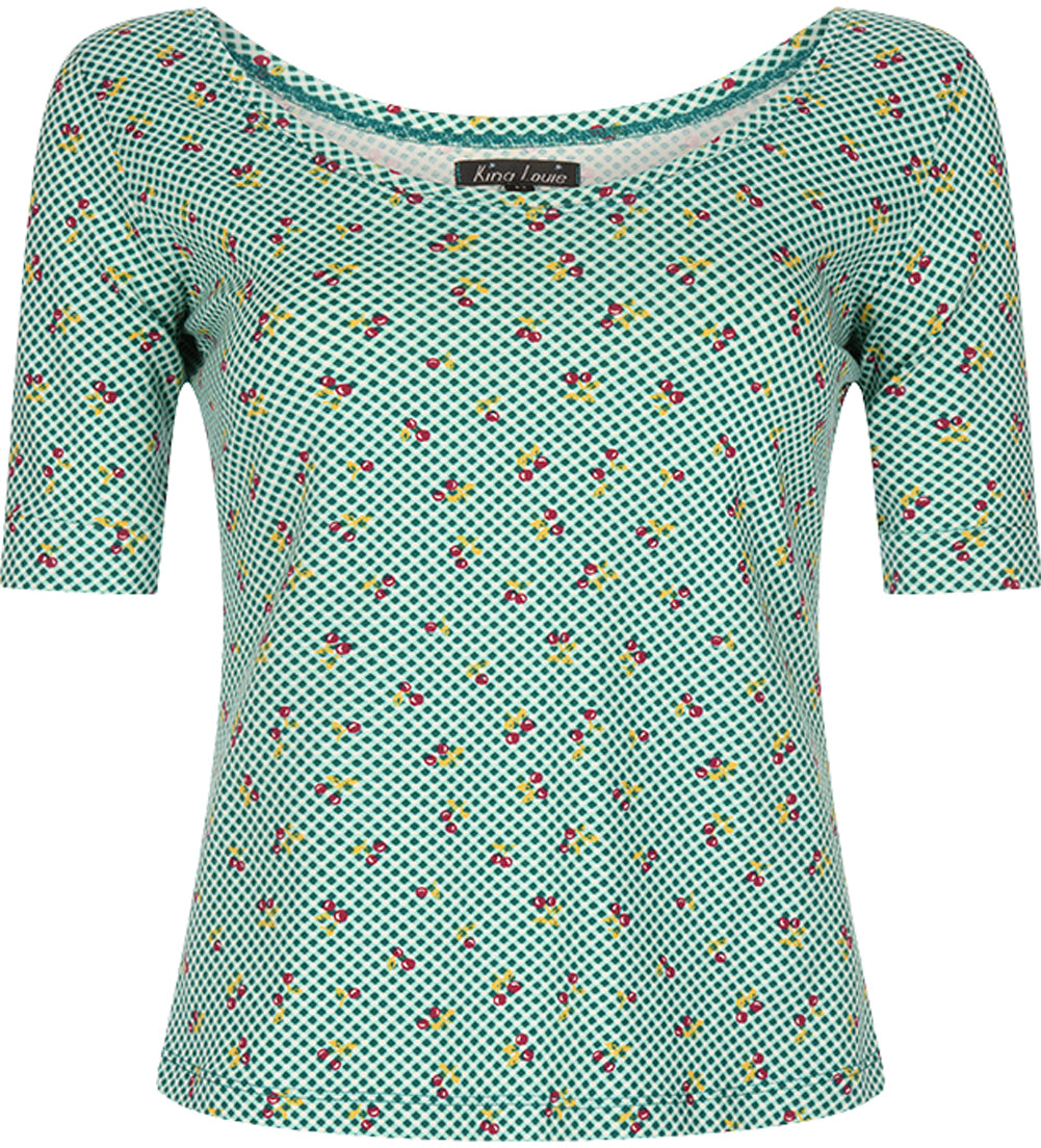 King_Louie_BALLERINA_Vintage_Gingham_BLUSH_Cherries_Kirschen_SHIRT