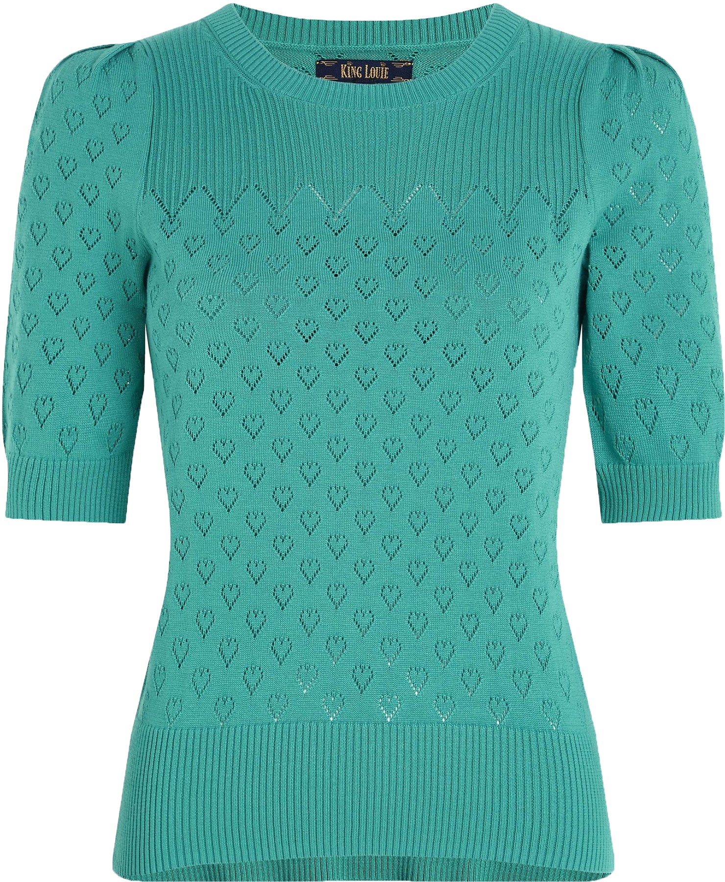 King_Louie_BELLA_AJOUR_HEART_Herz_Lochmuster_Kurzarm_STRICK_SHIRT_-_Aqua_Green_Killer_Kirsche-10jiGM0Qkmyx9S