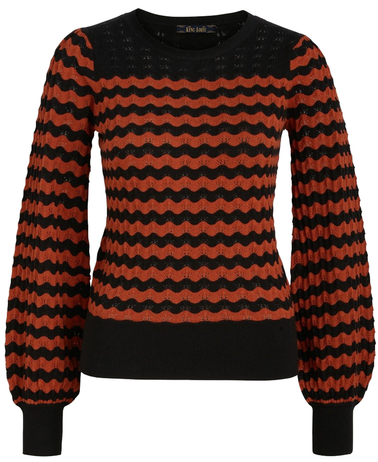 King_Louie_BELLA_KNIT_BLIZZY_Vintage_Lochmuster_Langarm_PULLOVER_Oberteil_killer_kirsche_0