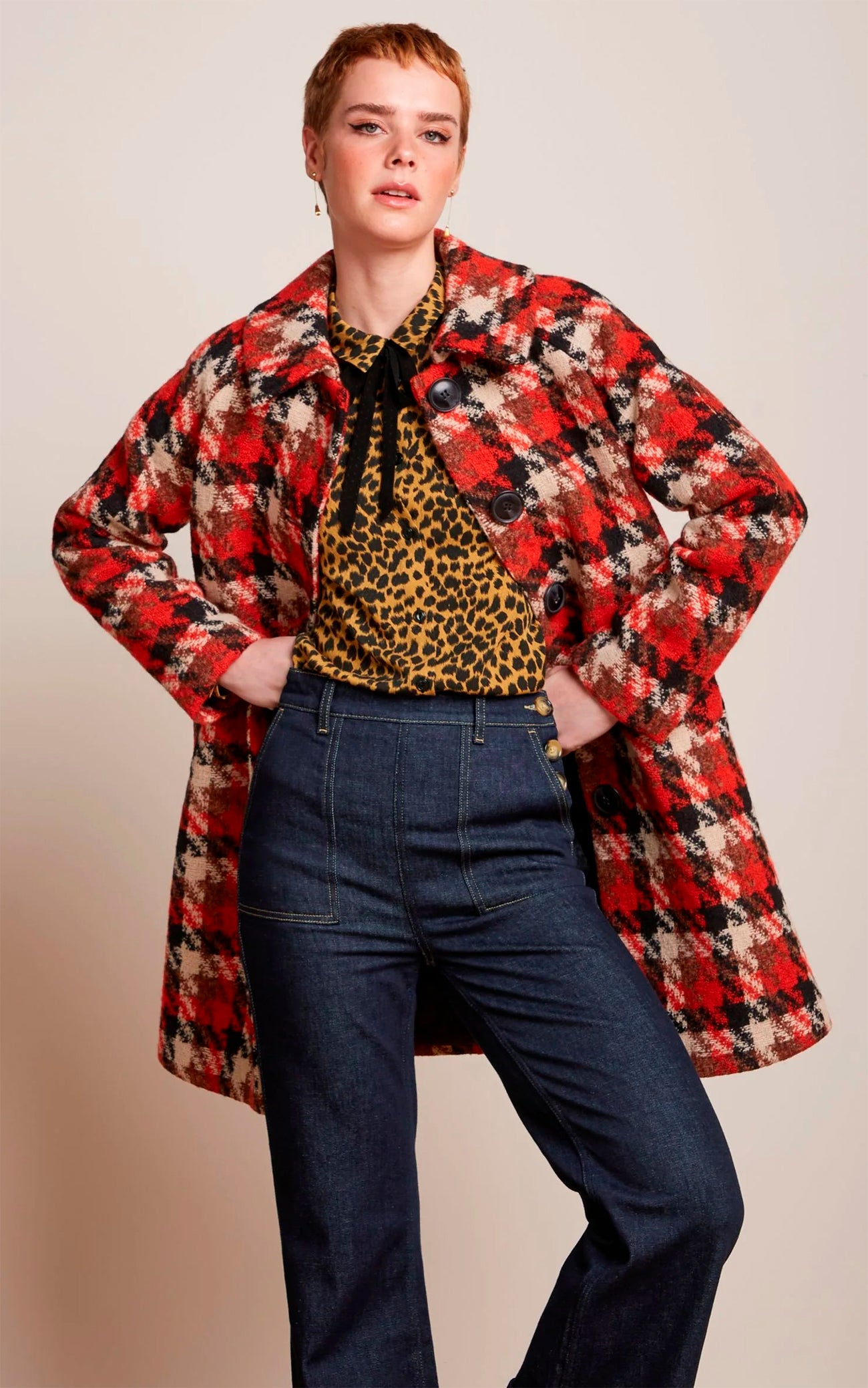 King_Louie_BETTY_ASHBY_CHECK_Vintage_TARTAN_Karo_KURZMANTEL_Jacke_Coat-4EFUKnL2rur83G