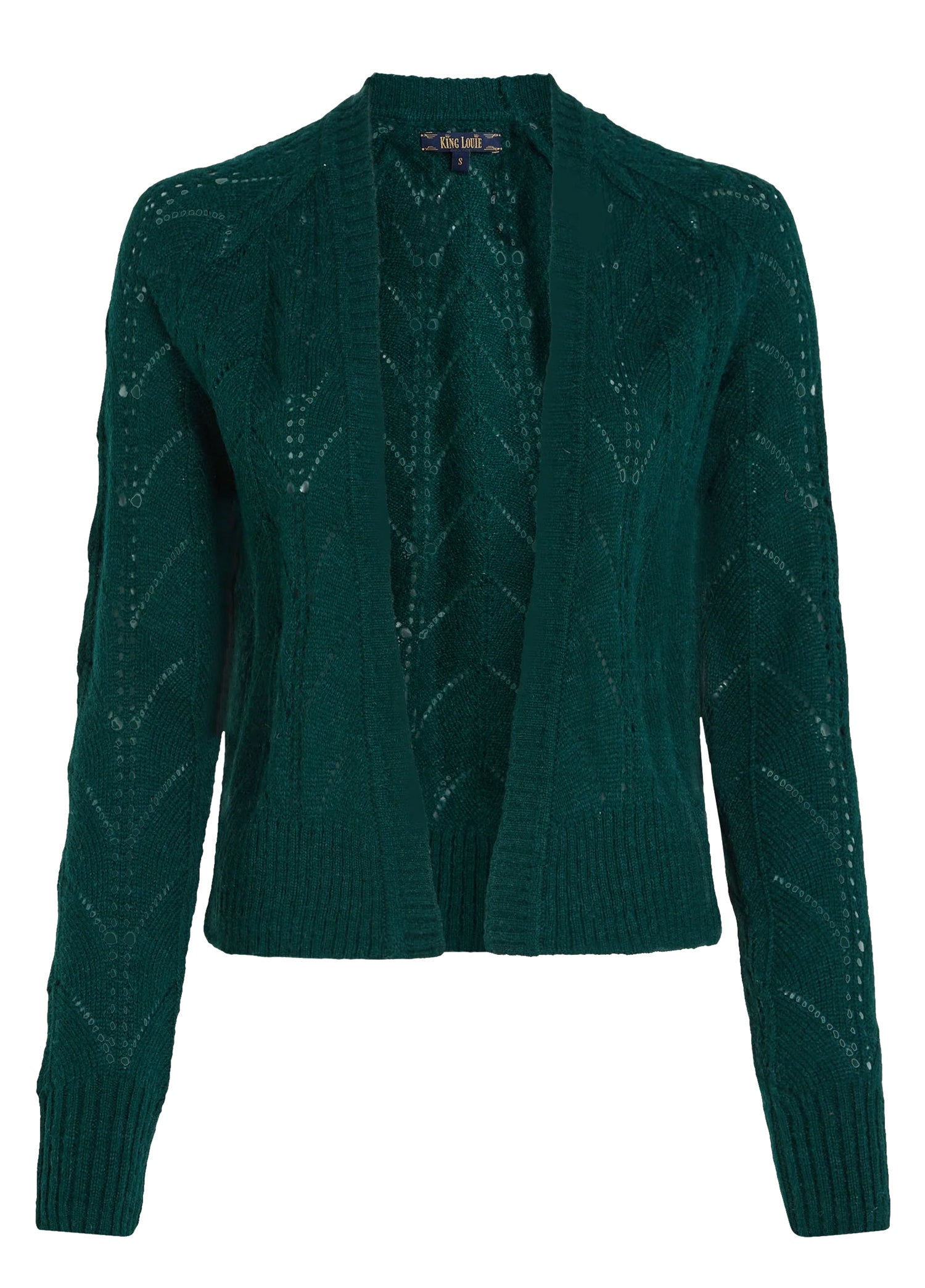 King_Louie_BLANCA_FARFALLE_Lochmuster_Loose_Fit_Vintage_Retro_Strickjacke_CARDIGAN_-_Pine_Green-3