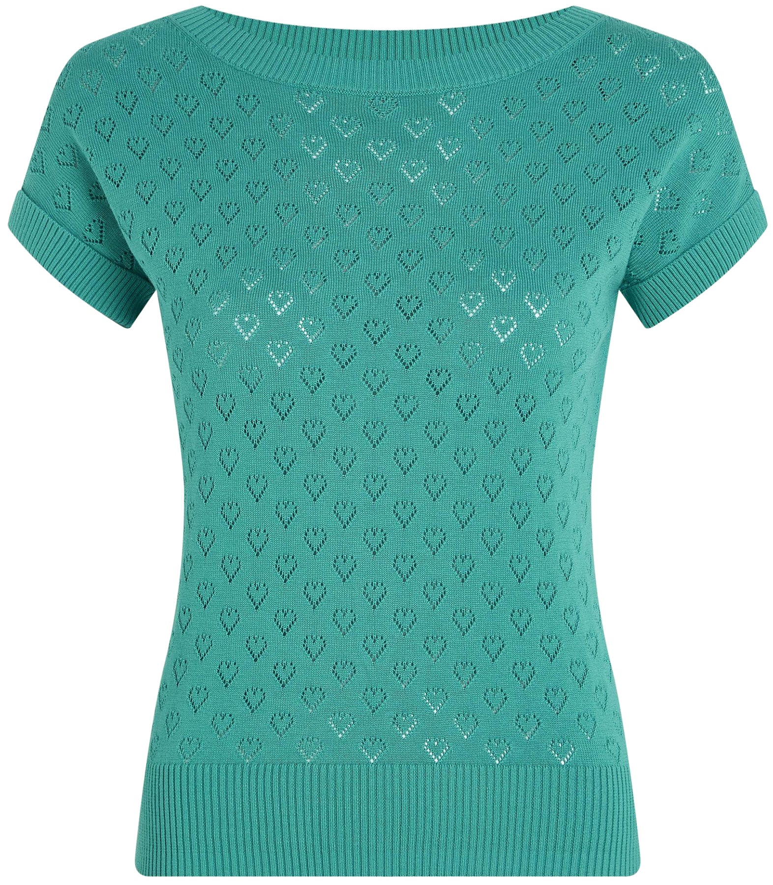 King_Louie_BOATNECK_AJOUR_HEART__Lochmuster_Top_Vintage_SHIRT_-_Aqua_Green_killer_kirsche_0EUcWk8GTeuxll