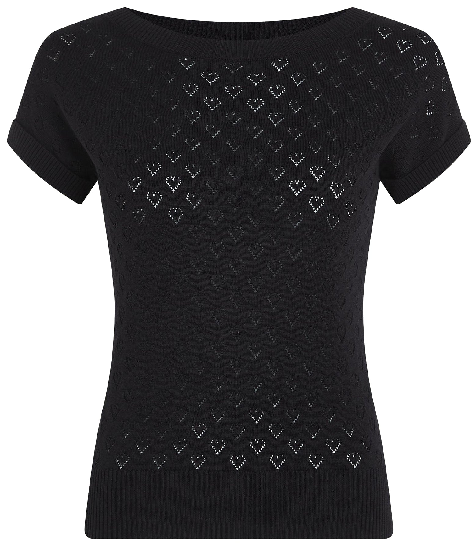 King_Louie_BOATNECK_AJOUR_HEART__Lochmuster_Top_Vintage_SHIRT_-_Schwarz_killer_kirsche_00ntRo87ivOodAo