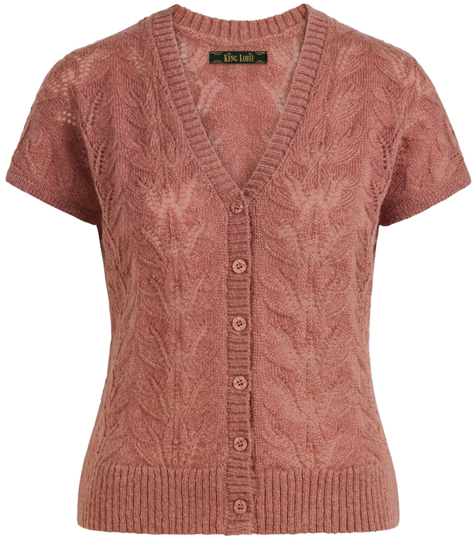 King_Louie_BUTTEN_FARFALLE_Lochmuster_Woll_Retro_V-Neck_aermellose_Weste_Oberteil_Top_-_Rosette_killer_kirsche_0t6oc51vu9Ae74