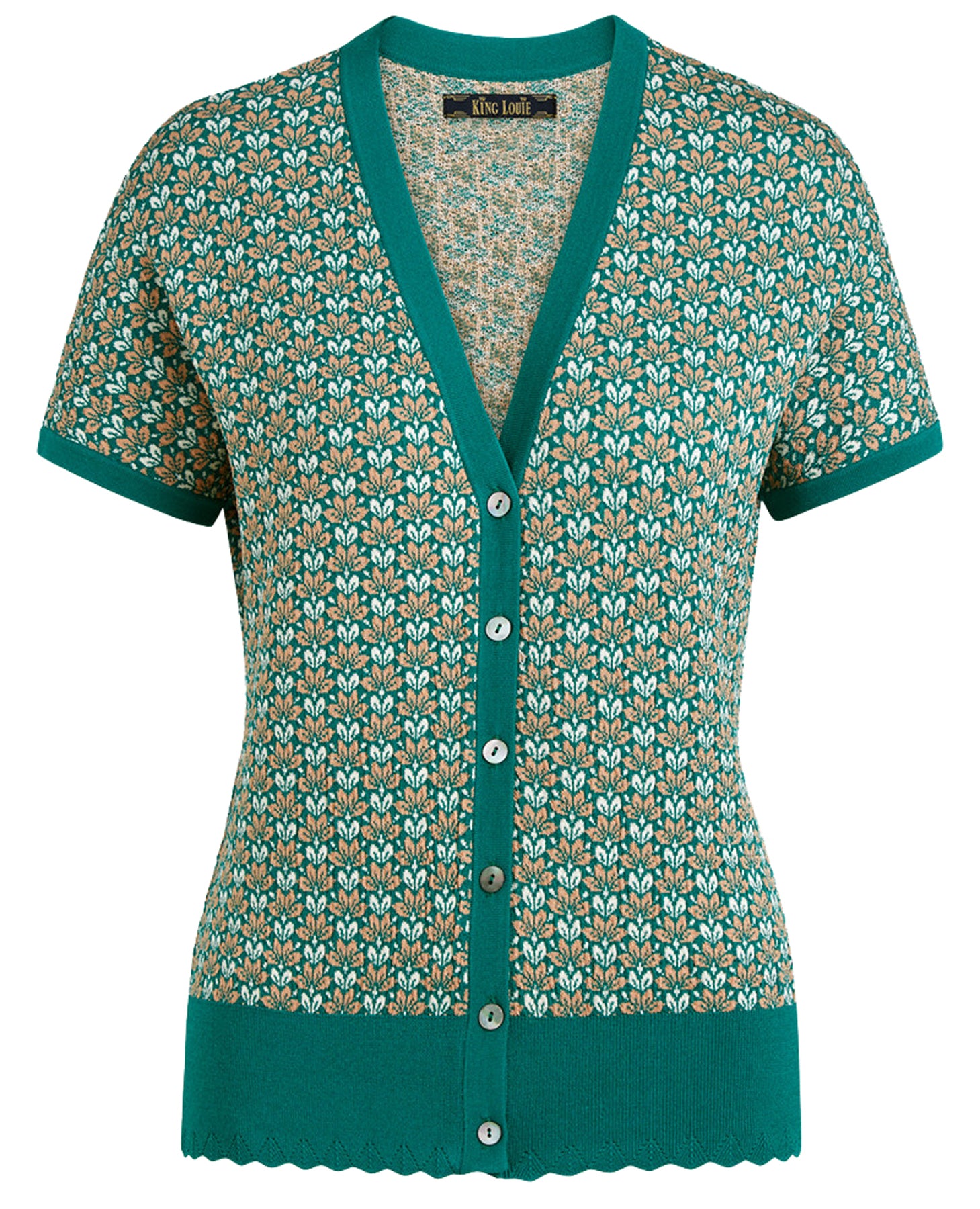 King_Louie_Balea_Button_50s_FEINSTRICK_Kurzarm_V-Neck_SHIRT_Oberteil_killer_kirsche_4