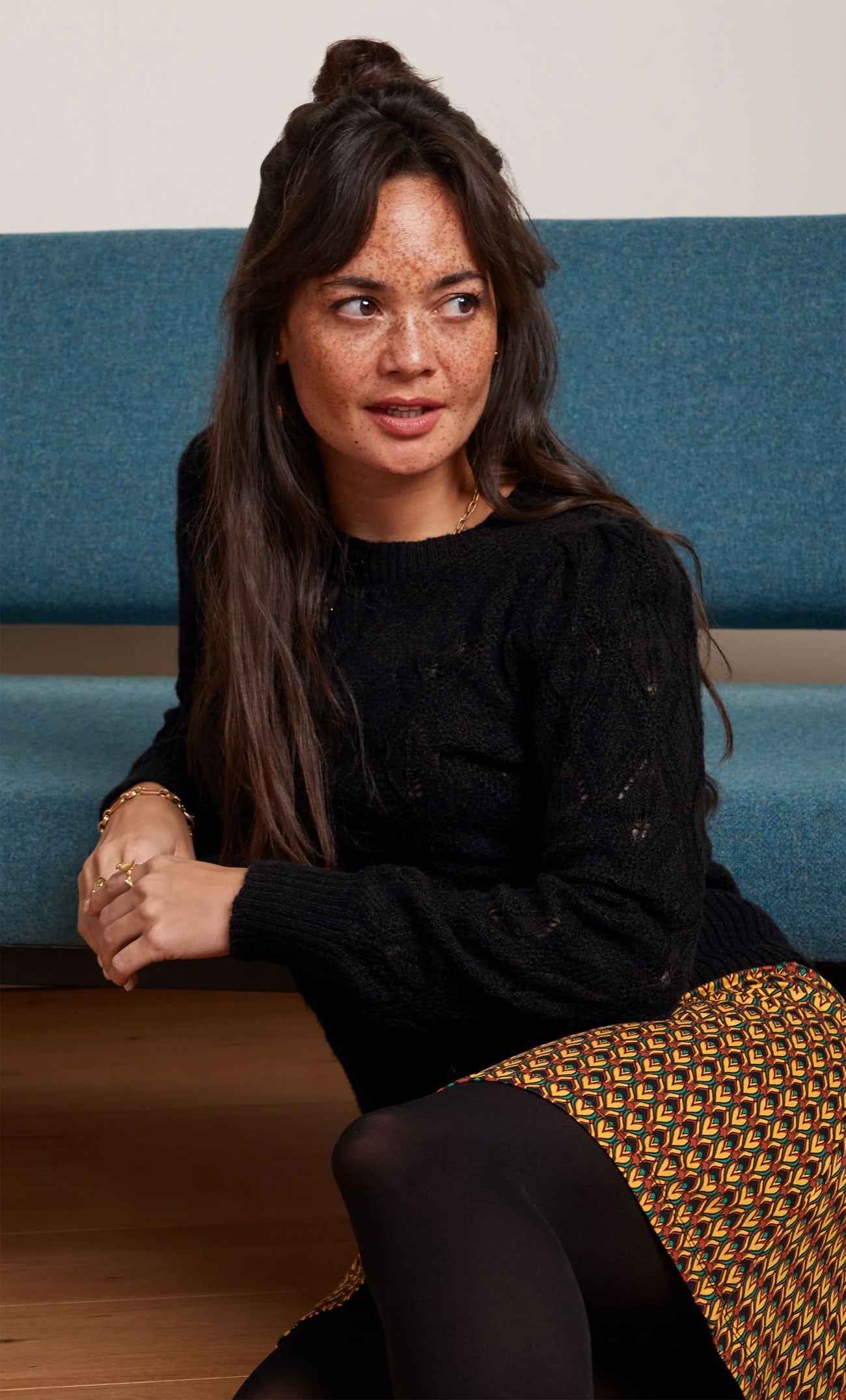 King_Louie_CARDI_ORCIA__Langarm_AJOUR_Vintage_Lochmuster_Strickjacke_CARDIGAN_-_Schwarz-1n2SLqmQLtPbbc