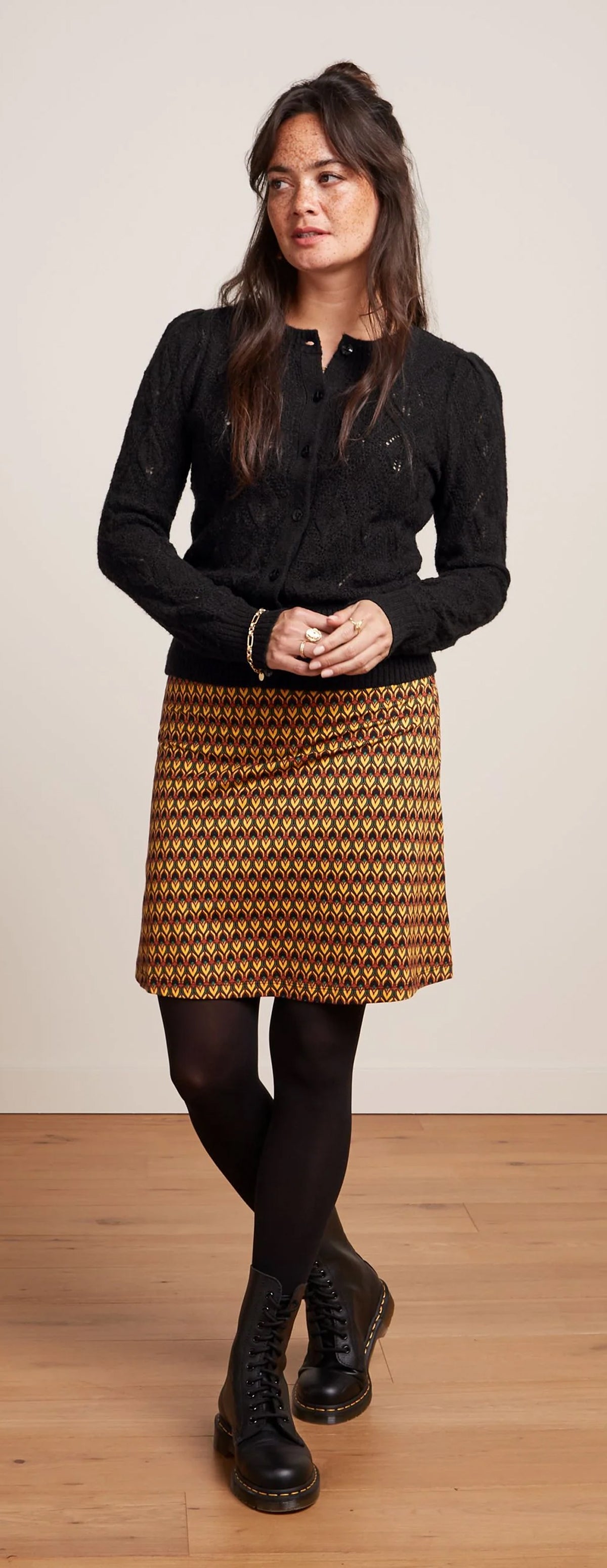 King_Louie_CARDI_ORCIA__Langarm_AJOUR_Vintage_Lochmuster_Strickjacke_CARDIGAN_-_Schwarz-2FTMz2LkZT4C89