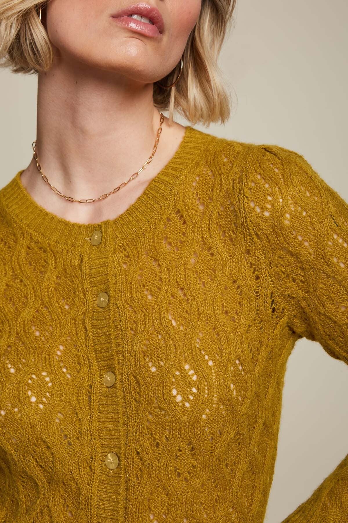 King_Louie_CARDI_PUFF_BORGO_Langarm_Lochmuster_Strickjacke_CARDIGAN_Koi_Yellow-1