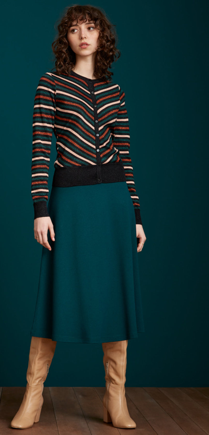 King_Louie_CARDI_Retro_CABANA_STRIPE_Rundhals_Langarm_CARDIGAN_Strickjacke_killer_kirsche_3muAyzIS1JZfdd