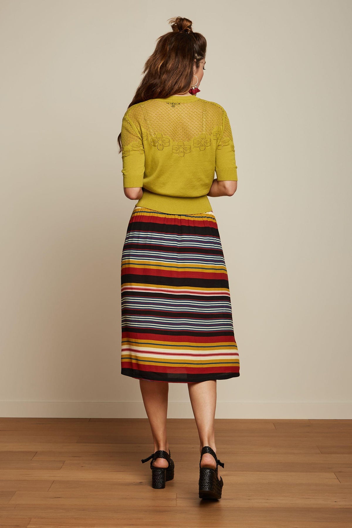 King_Louie_CARDI_YOKE_BONET_Retro_Lochmuster_Rundhals_Vintage_Kurzarm_Cardigan_Strickjacke_-_Koi_Yellow_killer_kirsche_370q4uwXJn9Qgx