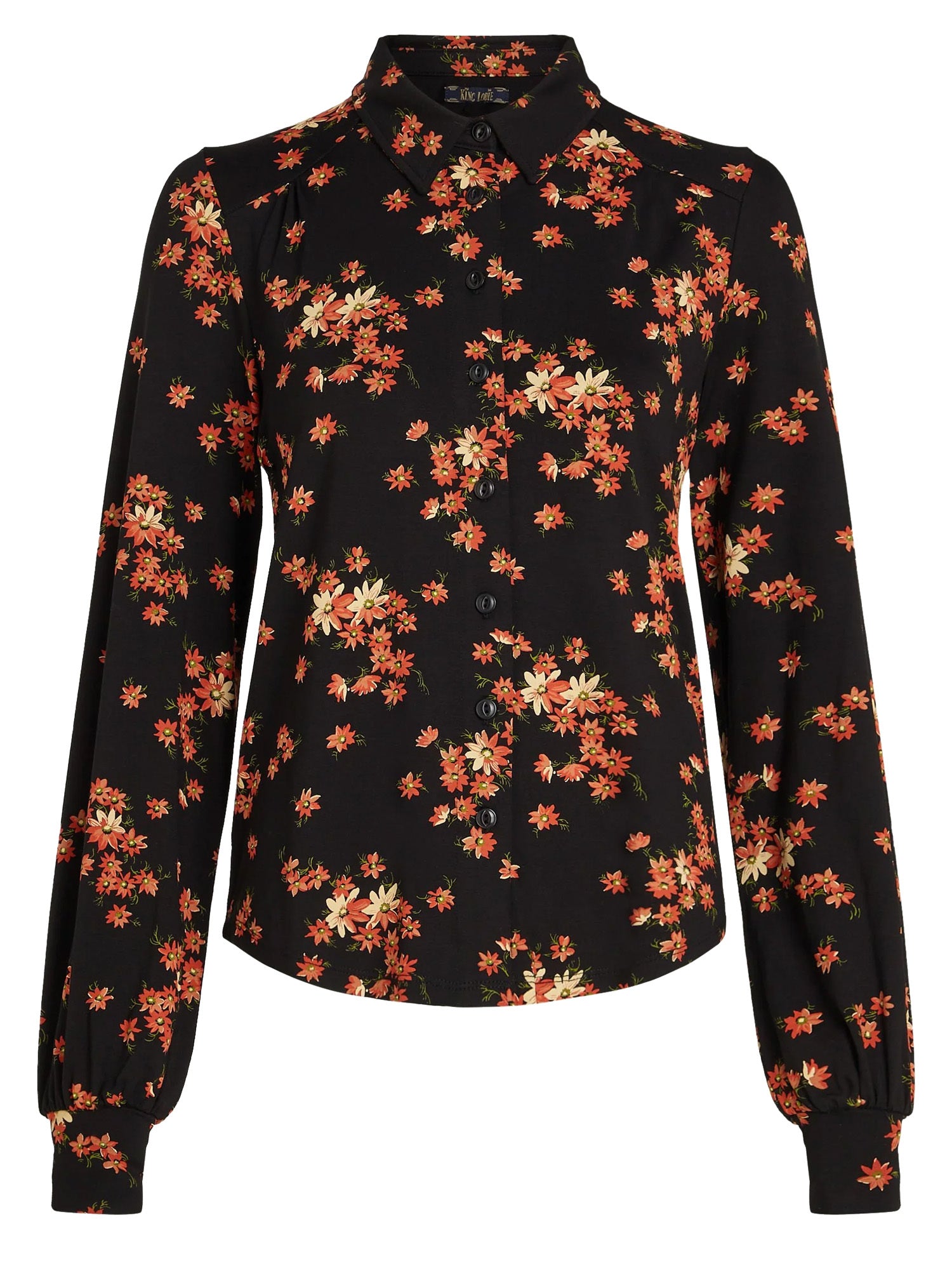 King_Louie_CARINA_RIVERA_Vintage_Floral_Blueten_Langarm_BLUSE_Oberteil_Blouse_-_Schwarz-3
