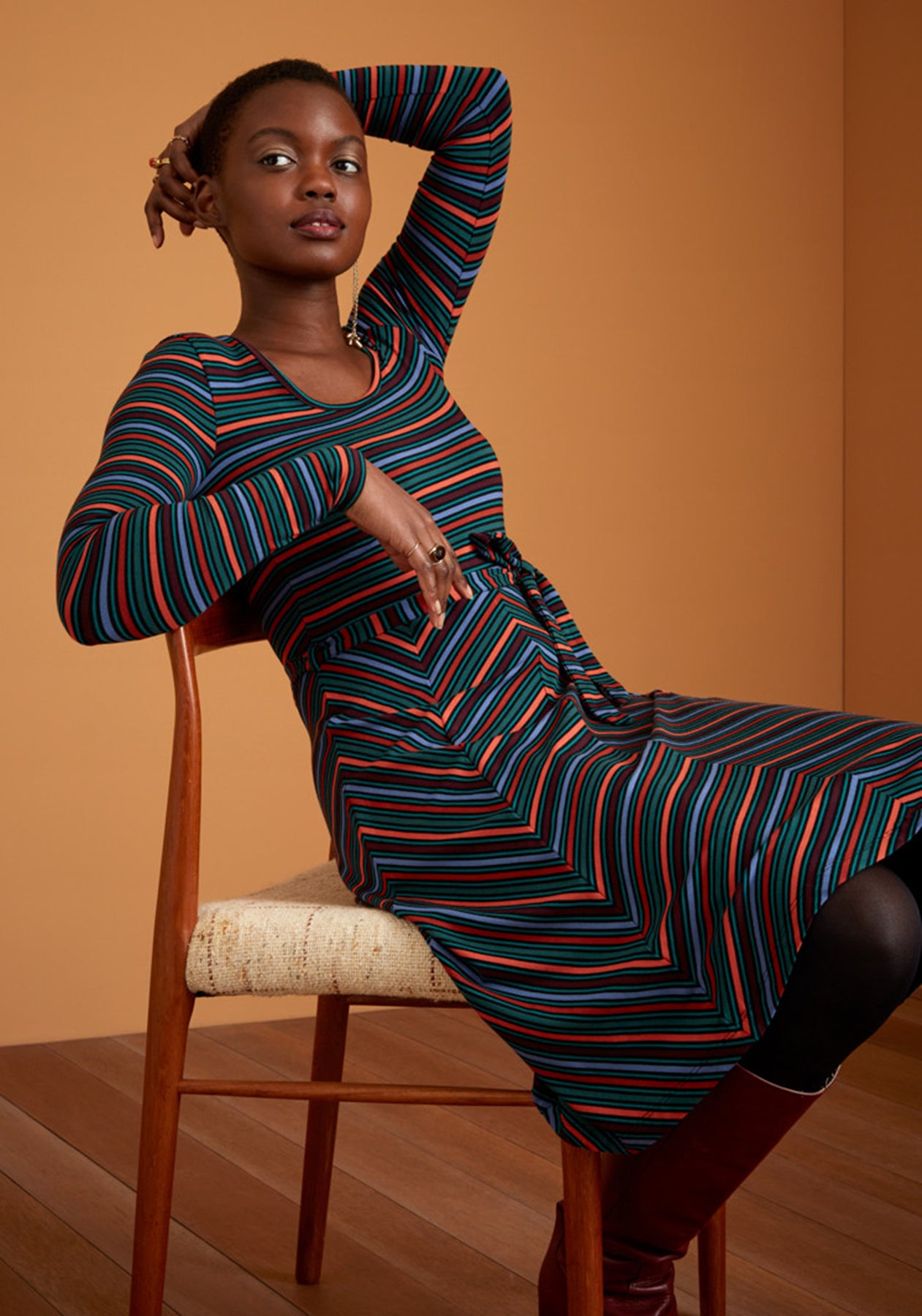 King_Louie_CARISE_CRUSH_STRIPE_Vintage_STREIFEN_Langarm_A-LINIE_DRESS_Kleid_killer_kirsche_1HHErkhMAjiNlV