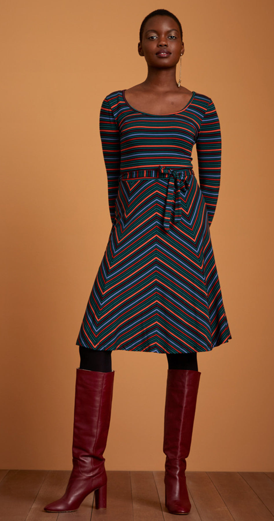King_Louie_CARISE_CRUSH_STRIPE_Vintage_STREIFEN_Langarm_A-LINIE_DRESS_Kleid_killer_kirsche_2ApxyBpS2ChkUR