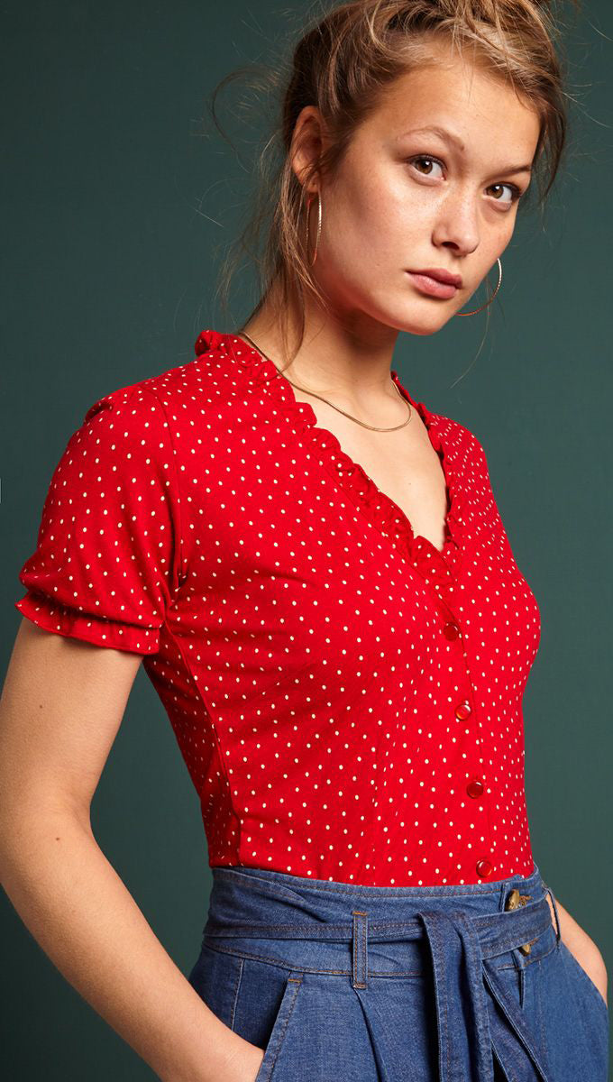 King_Louie_CELIA_Vintage_LITTLE_DOTS_Punkte_Rueschen_BLOUSE_Bluse-2
