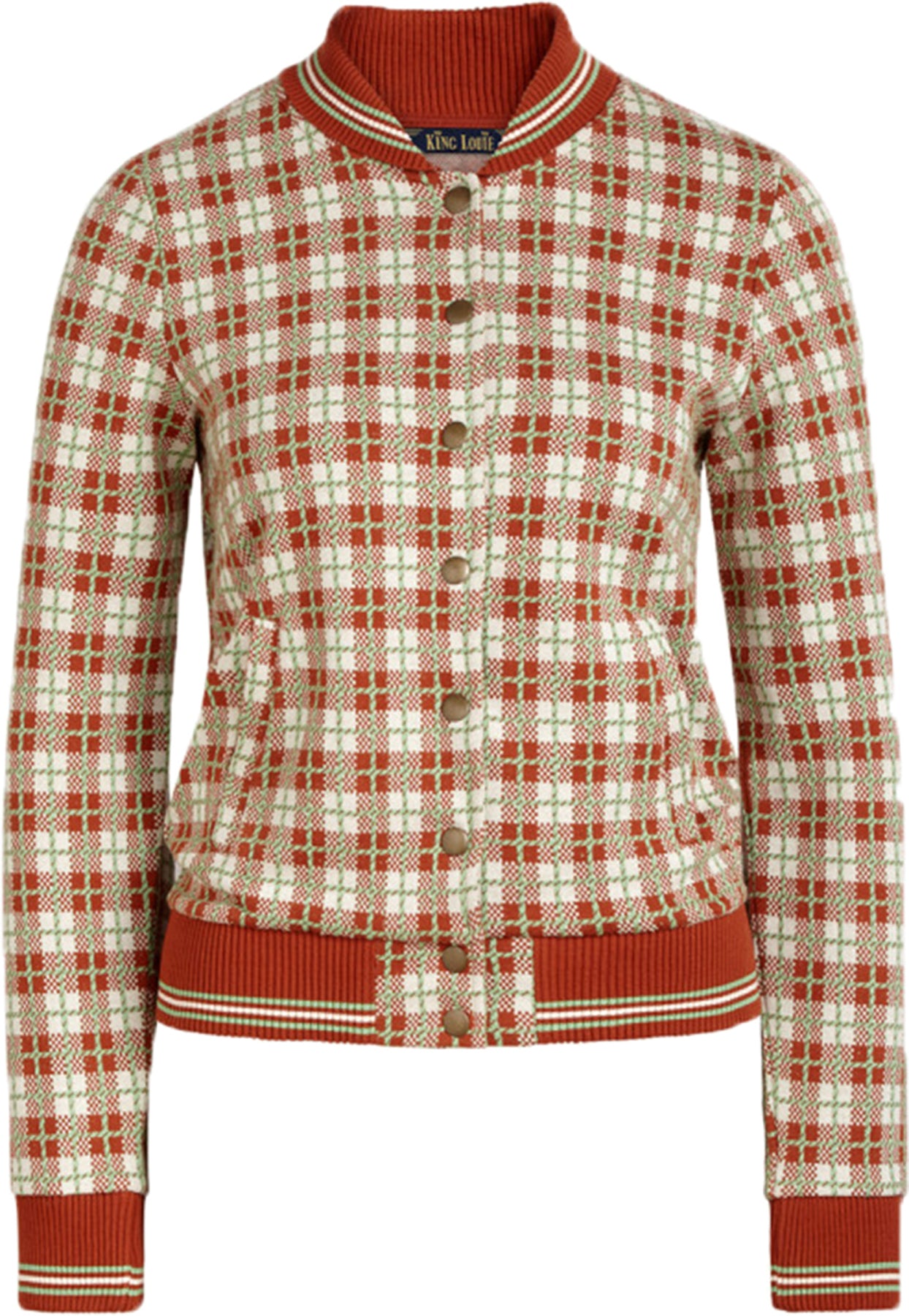 King_Louie_CLEO_Feliz_Check_KARO_Vintage_Langarm_BASEBALL_JACKET_Jacke_killer_kirscheBSIMjFoUTXTj1