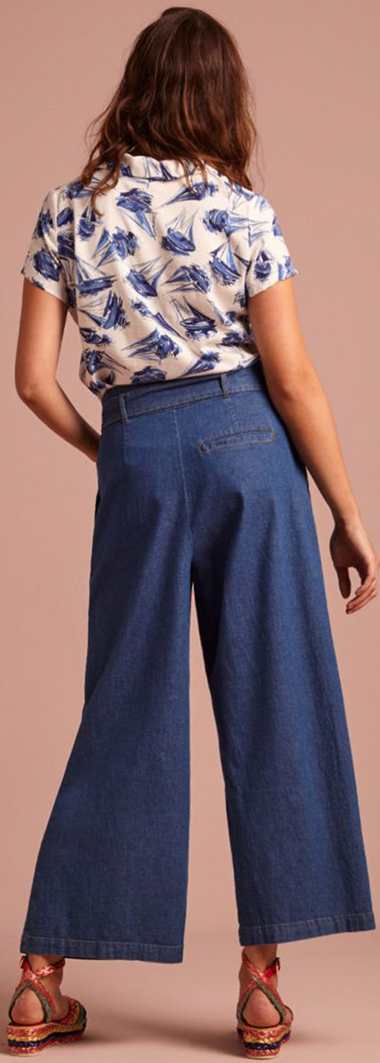 King_Louie_DAISY_LOVEBOAT_Vintage_Boote_V-Neck_Kurzarm_BLOUSE_Bluse-3