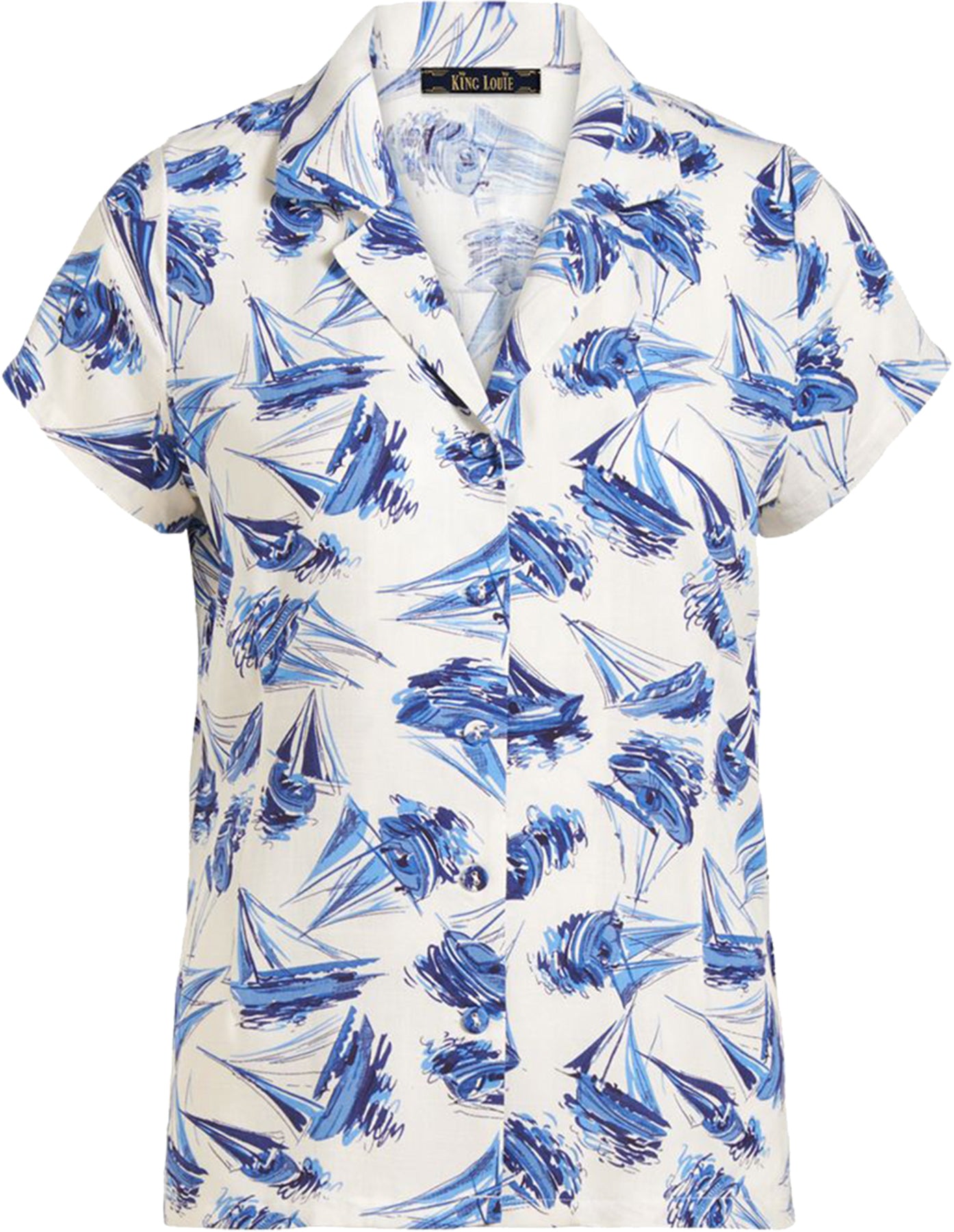 King_Louie_DAISY_LOVEBOAT_Vintage_Boote_V-Neck_Kurzarm_BLOUSE_Bluse_killer_kirscheNu1YNcq6Hv8zU