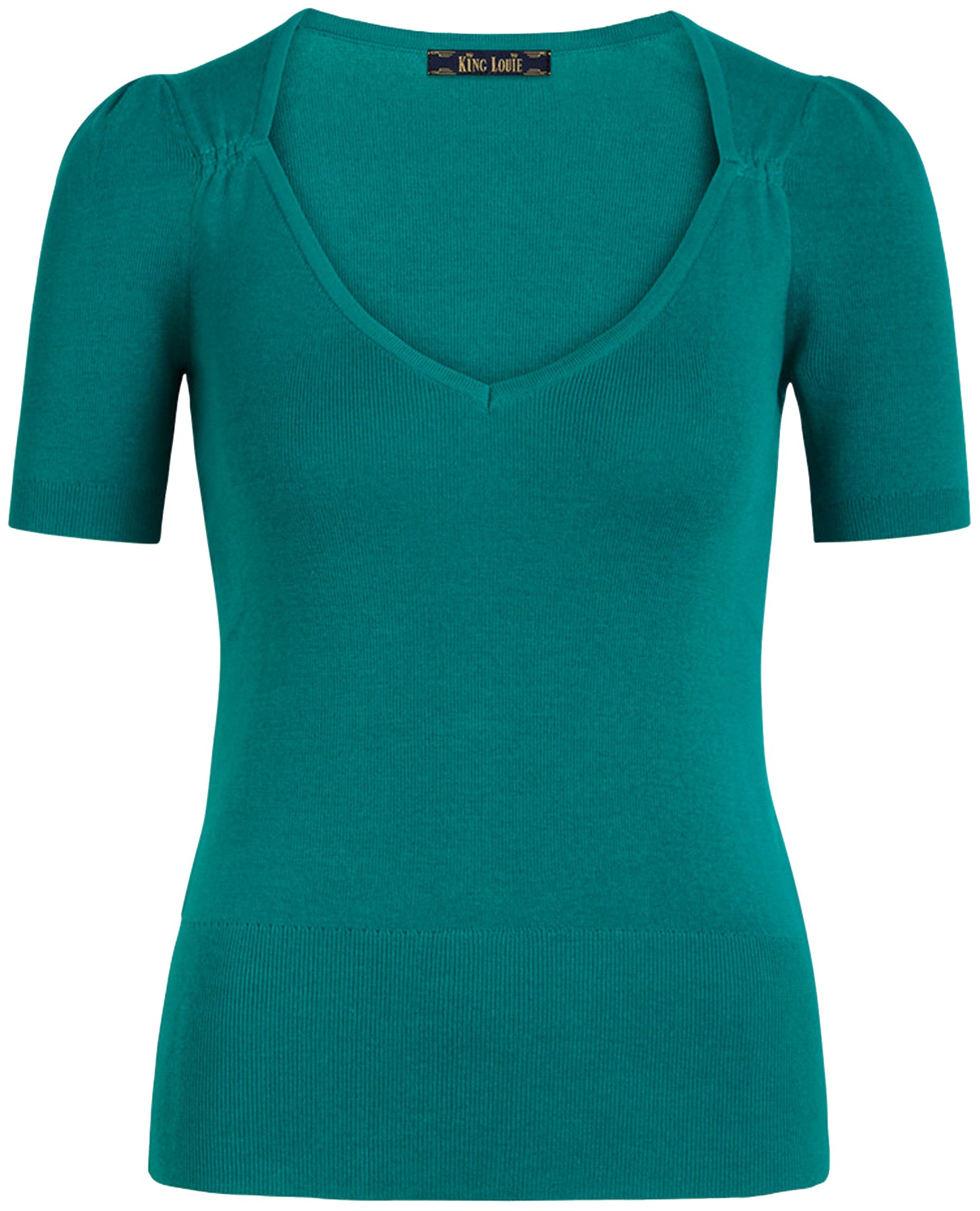 King_Louie_DIAMOND_PUFF_Vintage_Kurzarm_FEINSTRICK_SHIRT_Oberteil_Petrol_killer_kirsche_11SkEnPUxsDtEP3