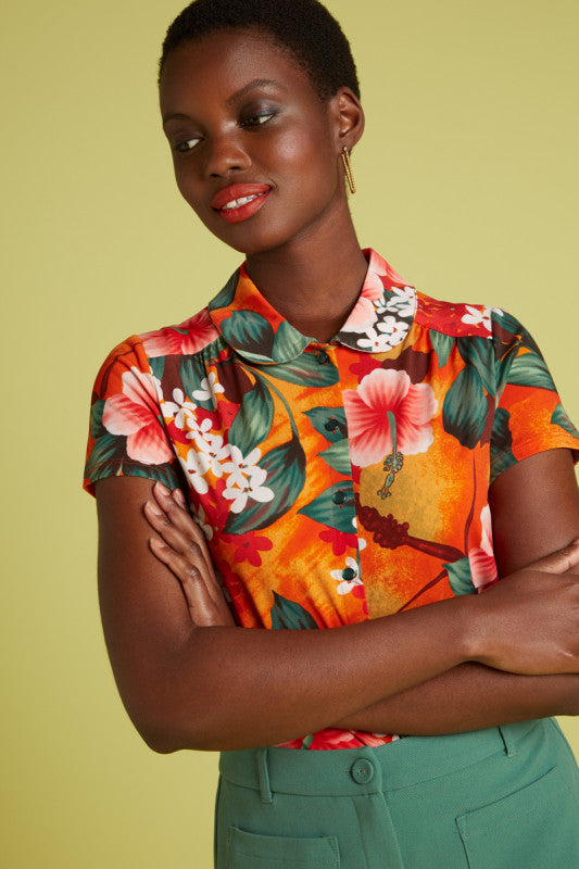 King_Louie_EL_SEGUNDO_Tropical_BLUMEN_Kurzarm_Vintage_Bubikragen_BLUSE_Shirt_killer_kirsche_1ndBE9L3af5DPe